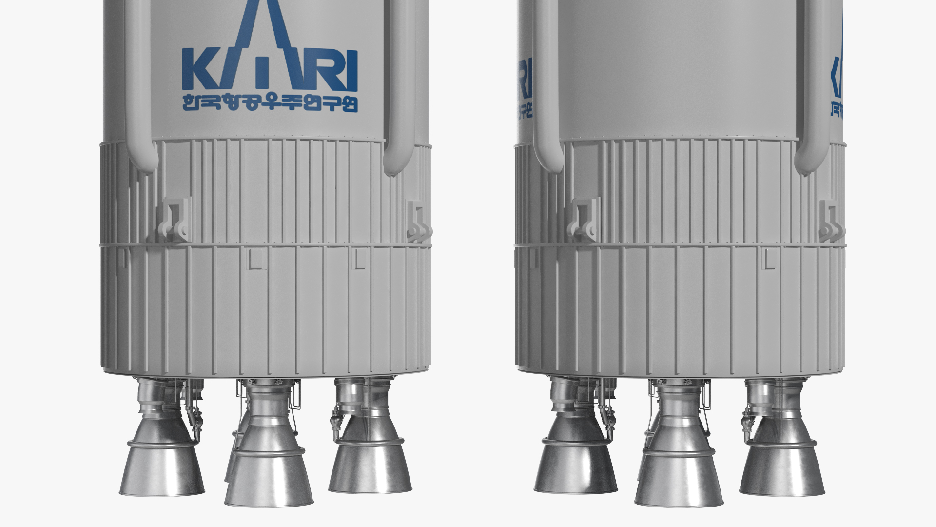 South Korean Rocket KSLV II Nuri 3D