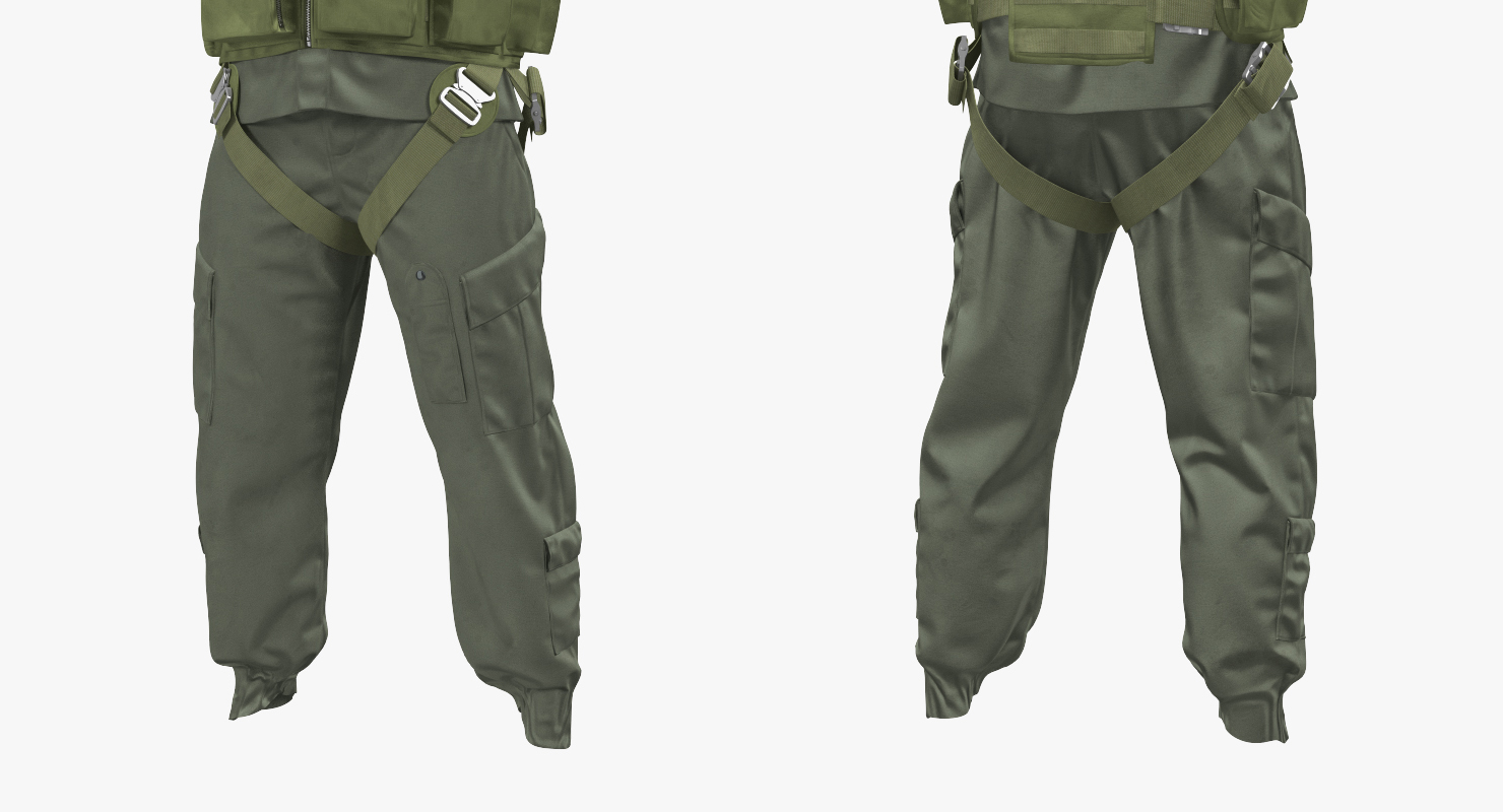 US Helicopter Pilot Uniform 3 3D model