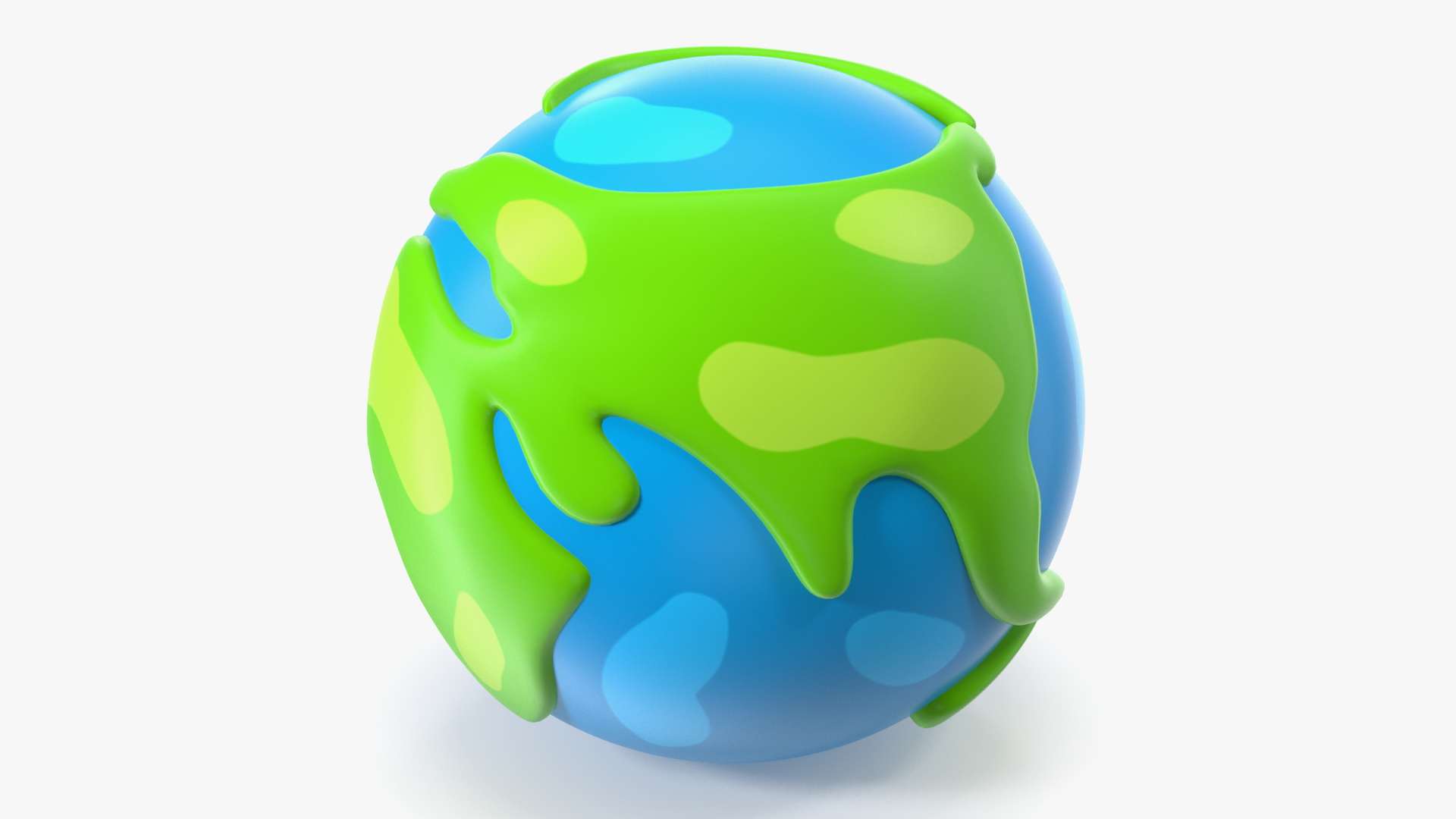 3D model Cartoon Planet Earth