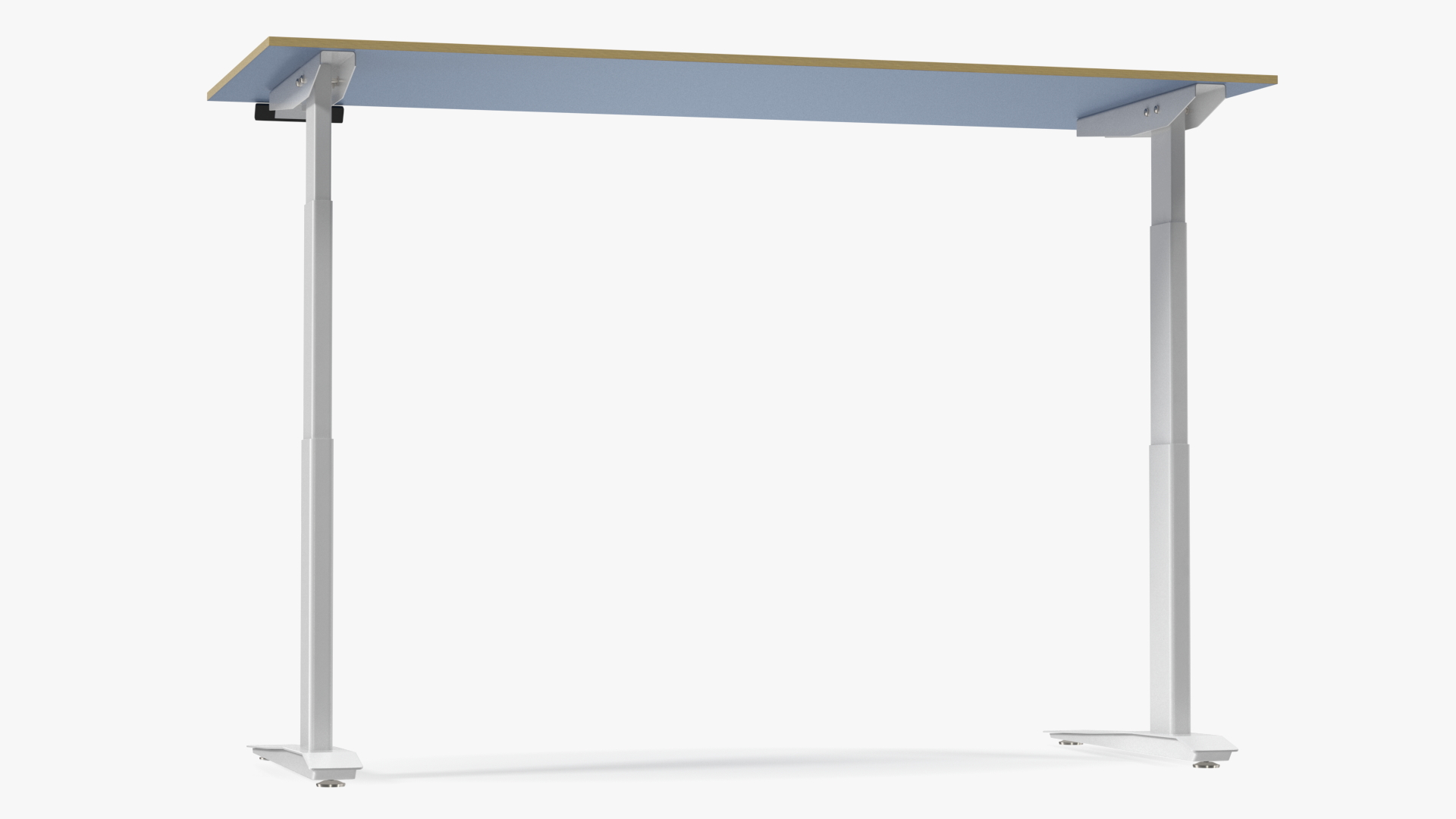 3D model Blue Standing Desk Workstation