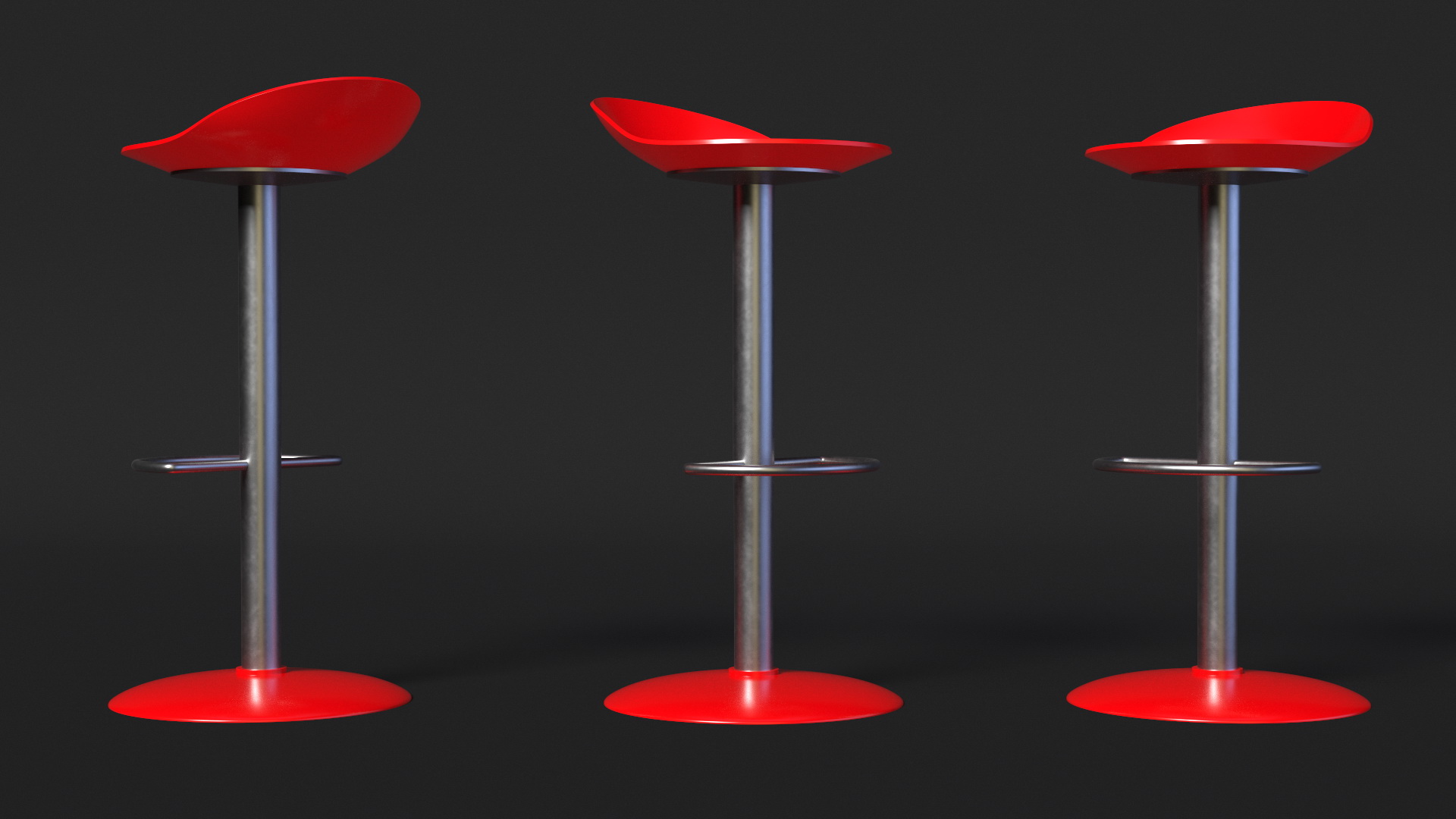 3D model Bar Seat