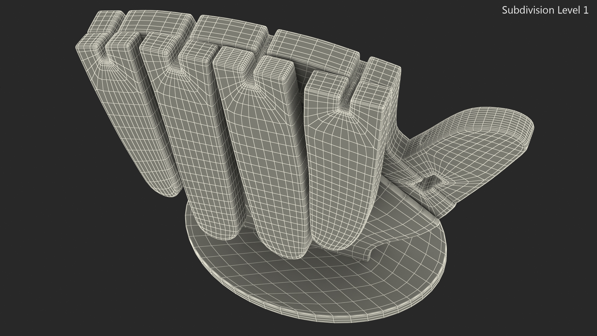 3D model Hand Thumb Up Symbol