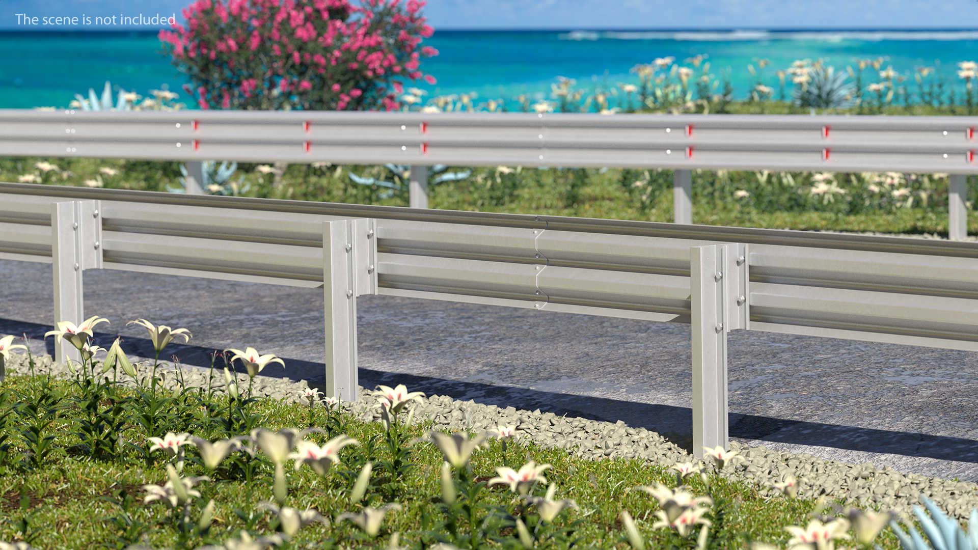 3D Metal Traffic Double Barrier model