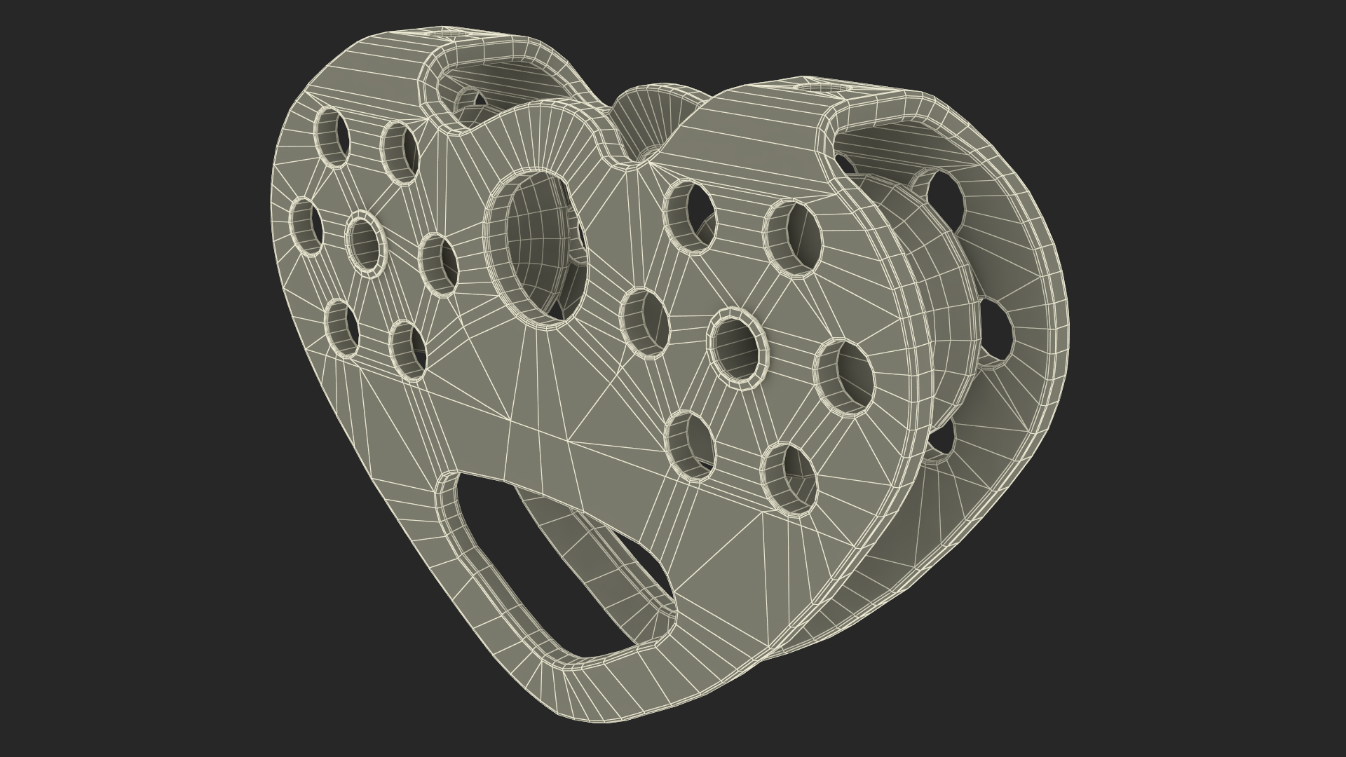 Petzl Tandem Pulley 3D model