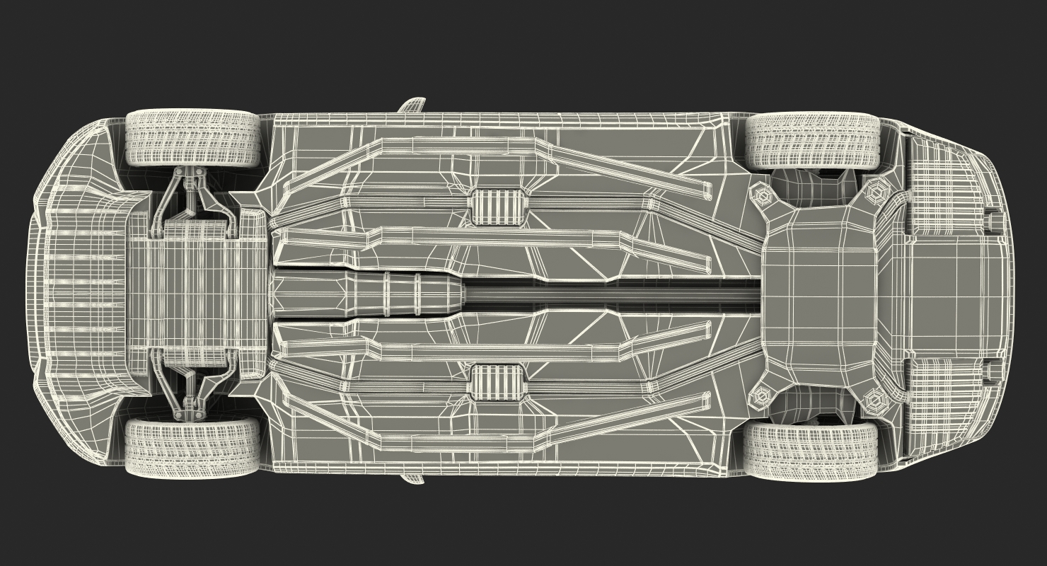 3D Jaguar XF Rigged