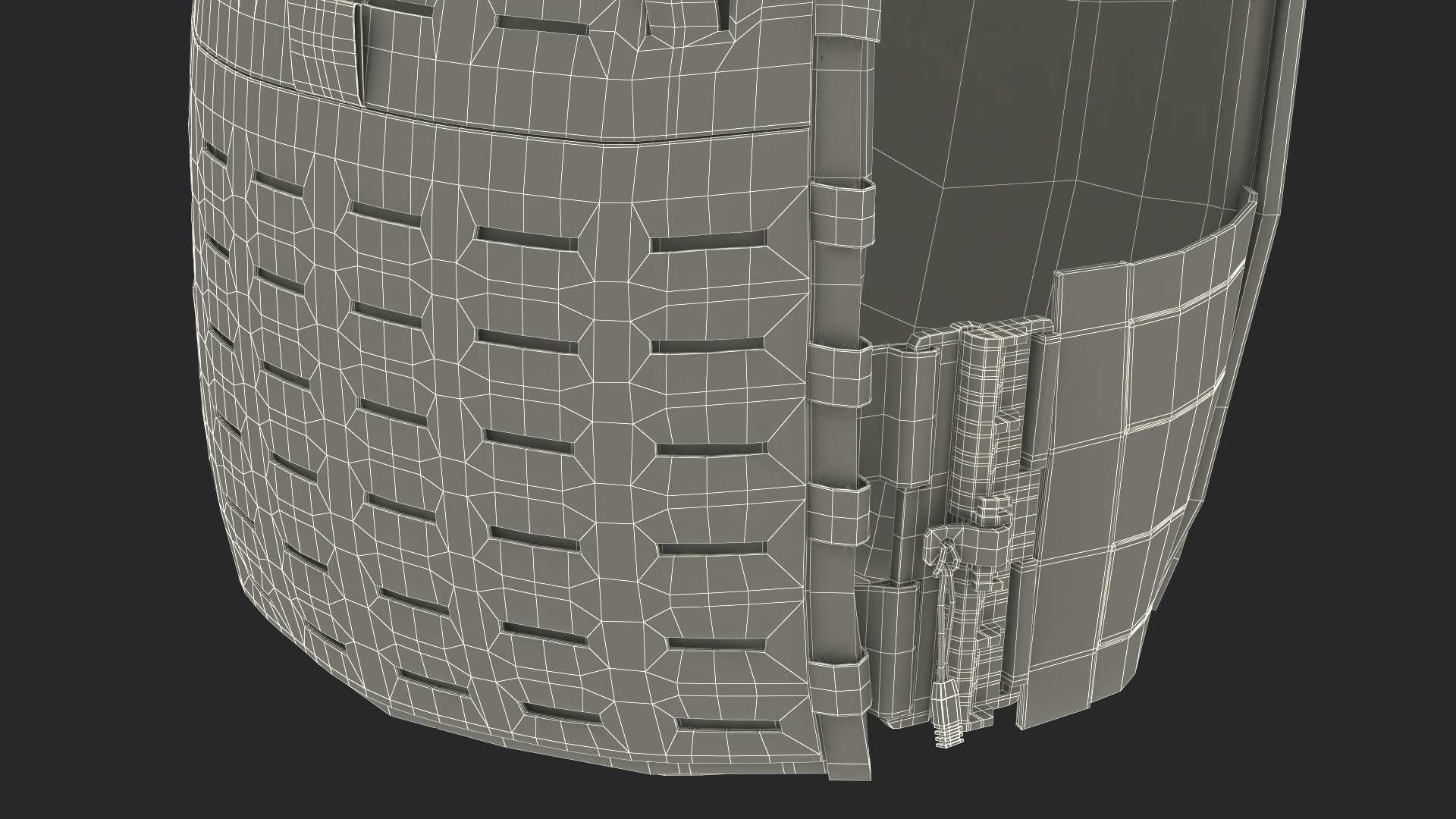 3D Plate Carrier Ballistic Vest model