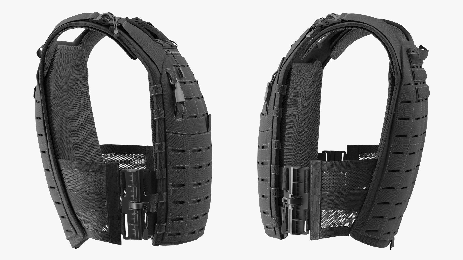 3D Plate Carrier Ballistic Vest model