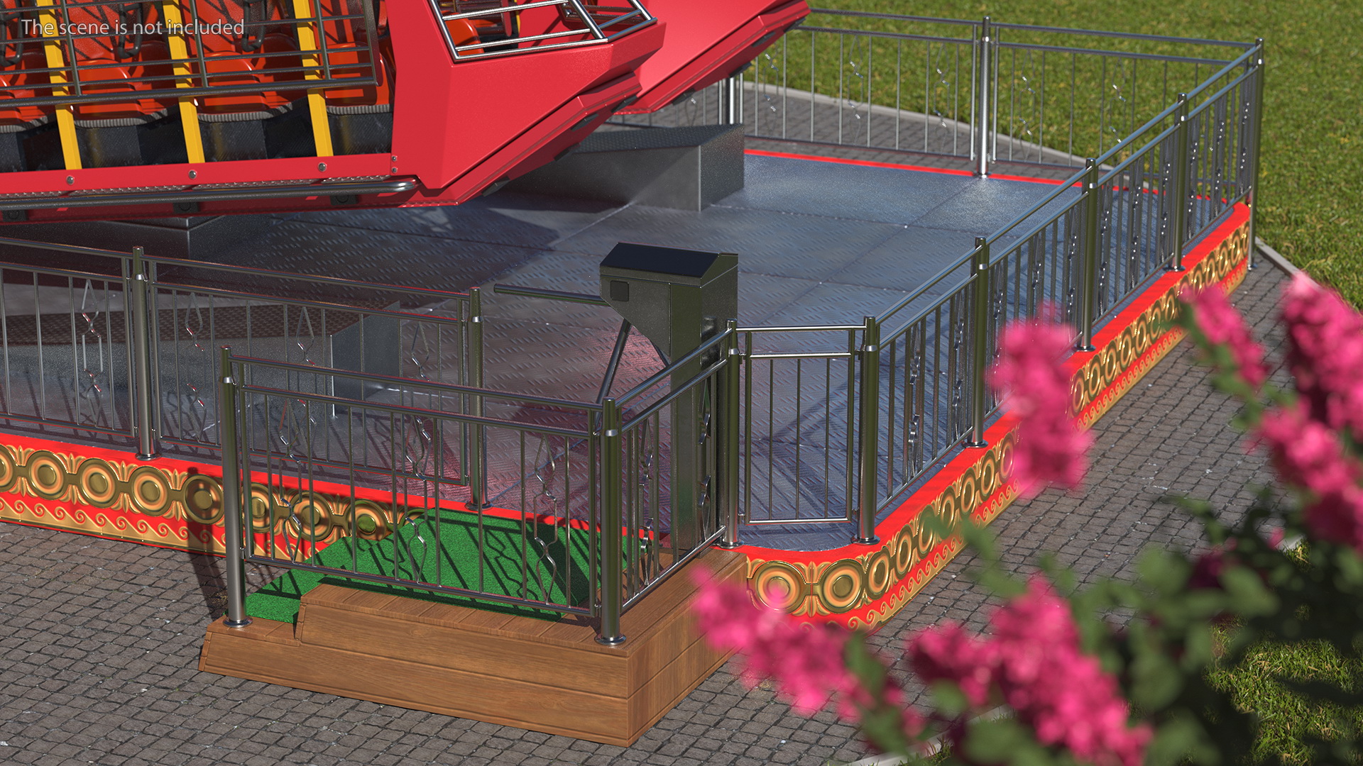 Ride Attraction OFF 3D model