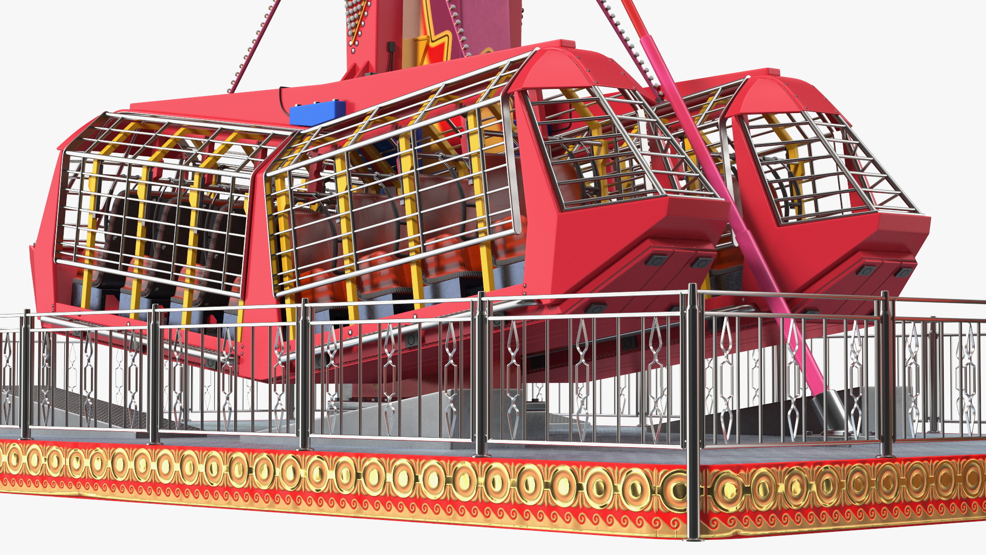 Ride Attraction OFF 3D model