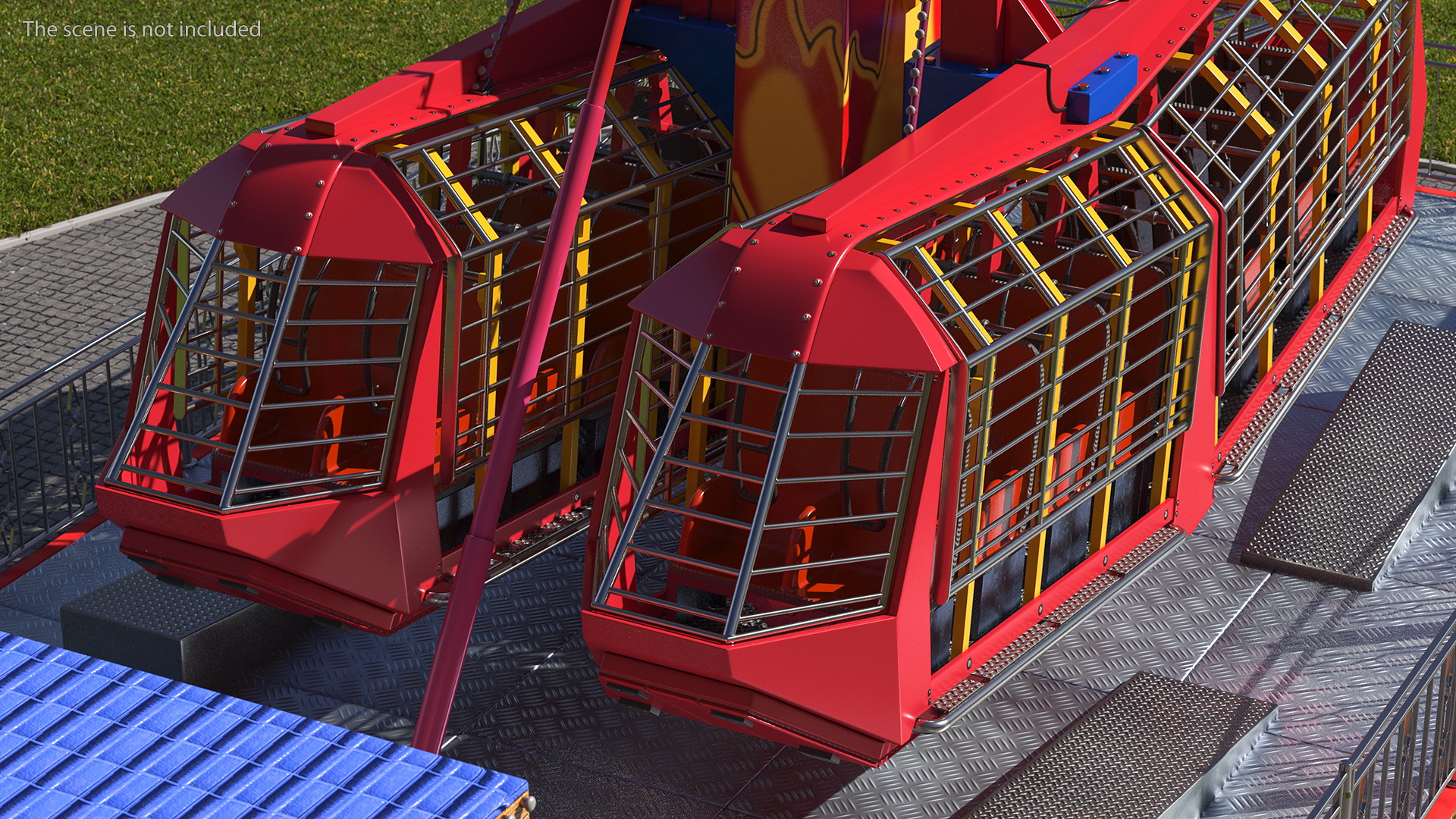 Ride Attraction OFF 3D model