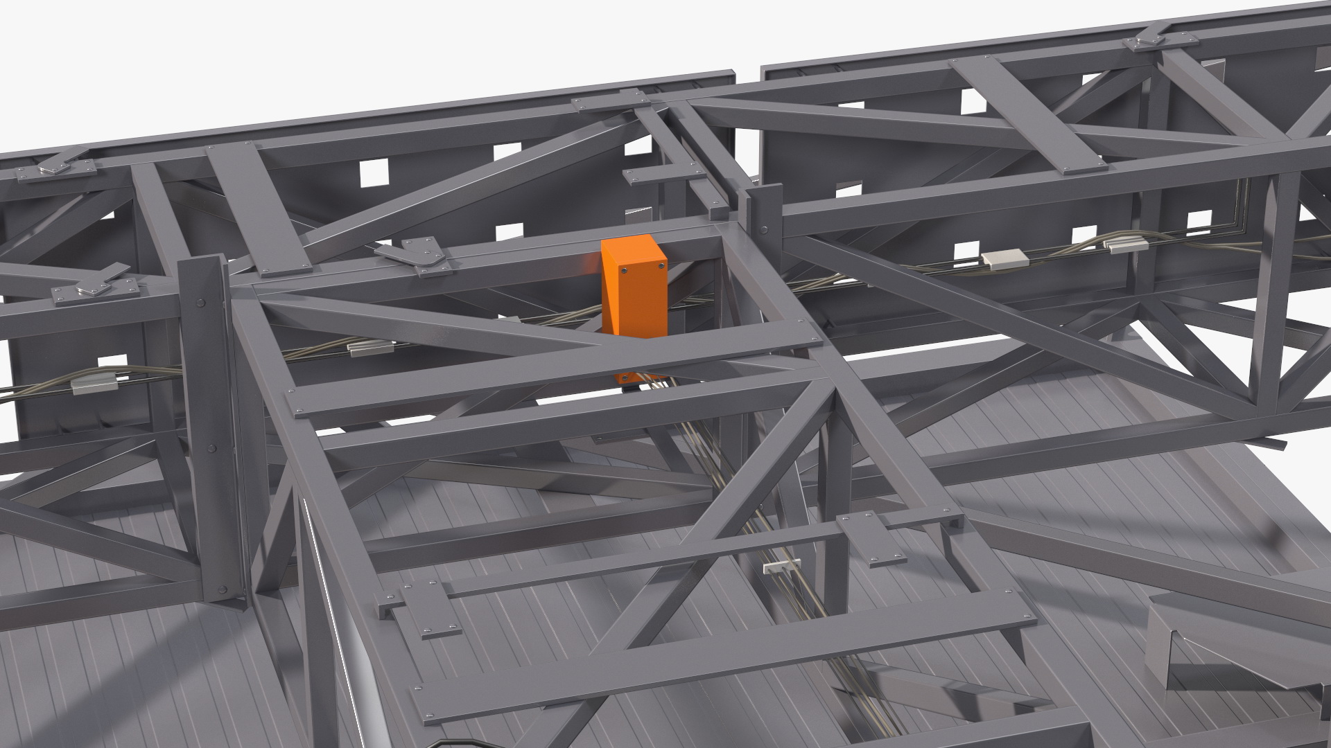 Smiths Detection Freight Scanner HCVG Rigged 3D model