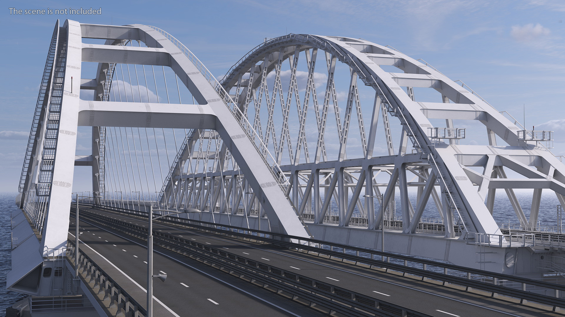 3D model Fragment of the Crimean Bridge