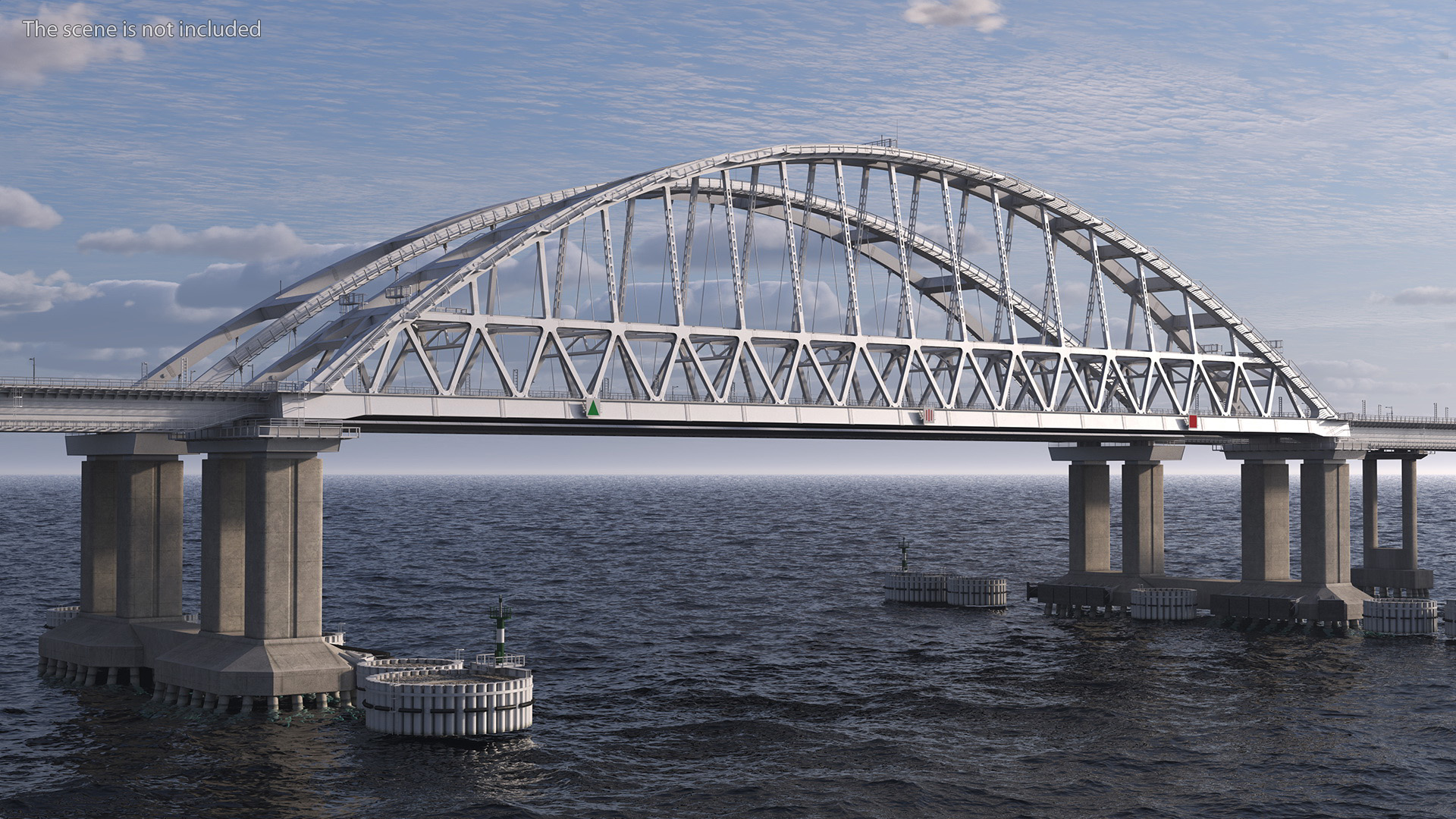 3D model Fragment of the Crimean Bridge