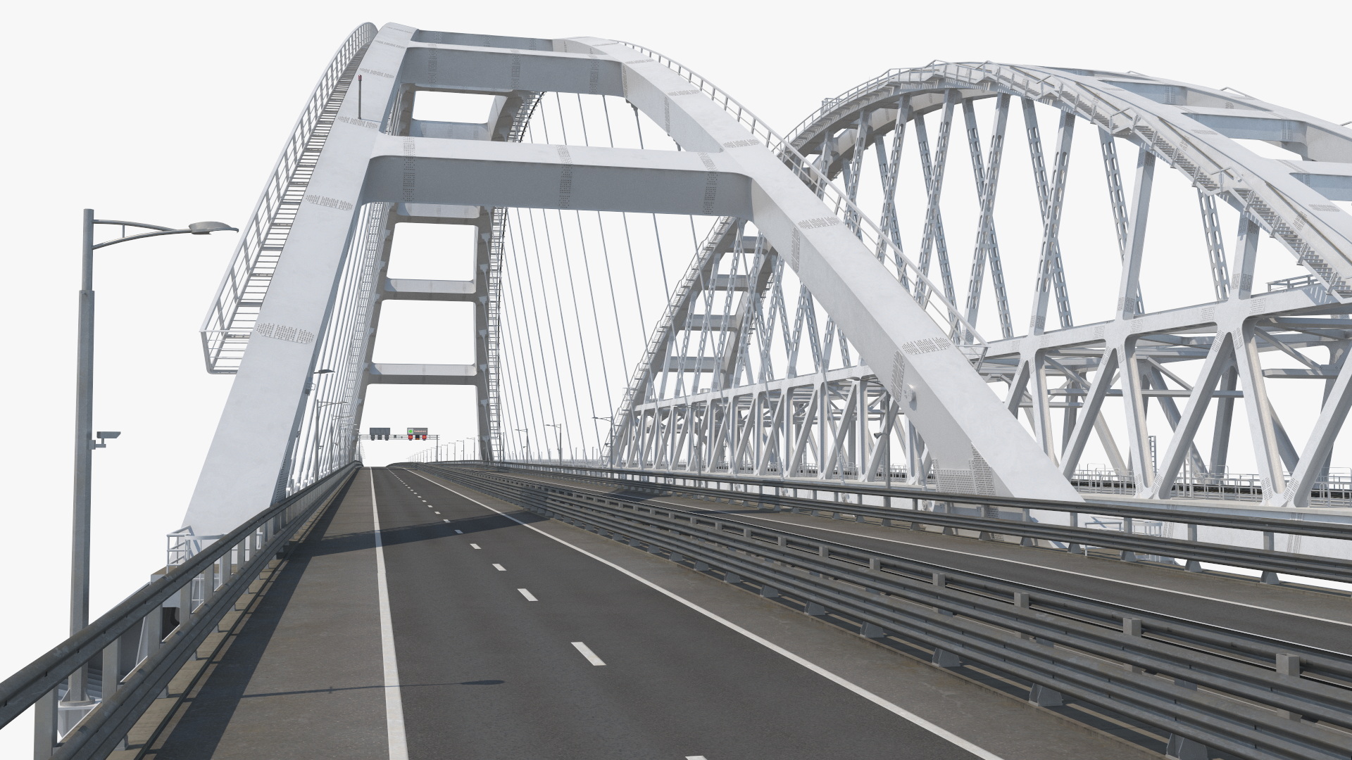 3D model Fragment of the Crimean Bridge