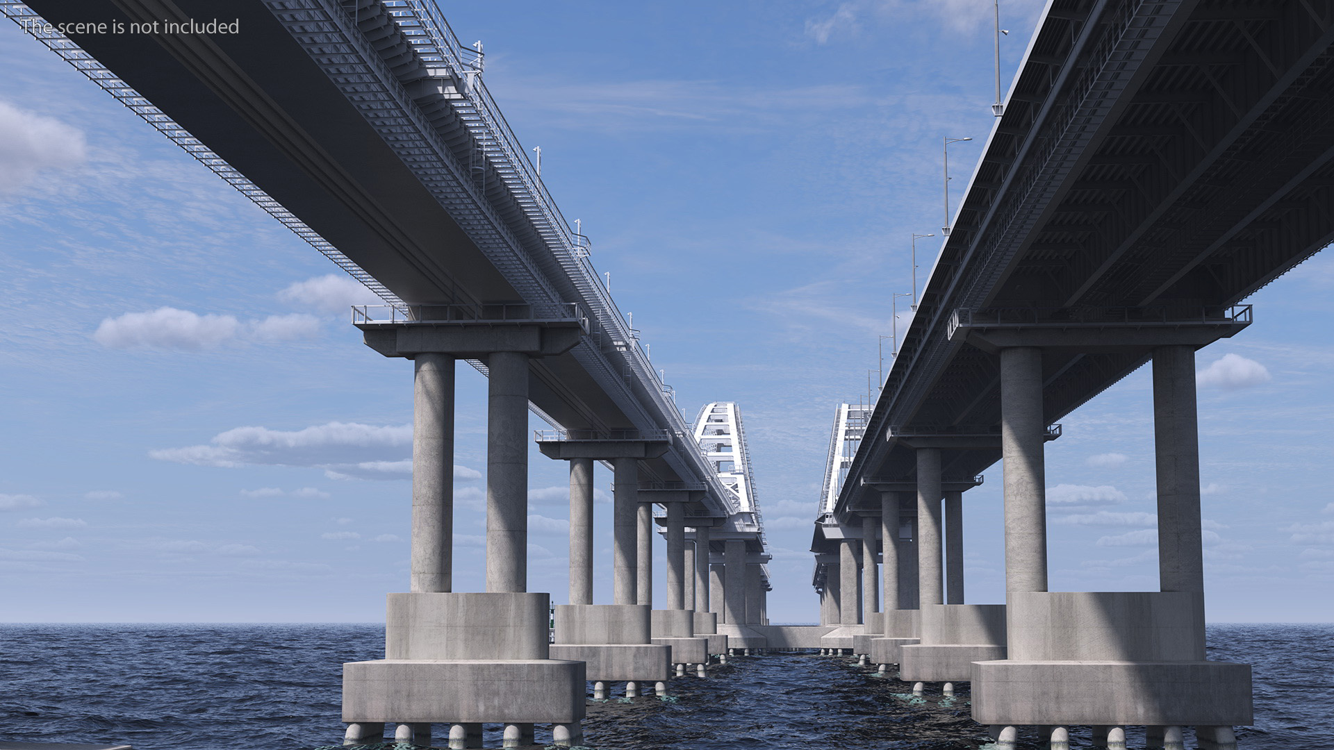 3D model Fragment of the Crimean Bridge