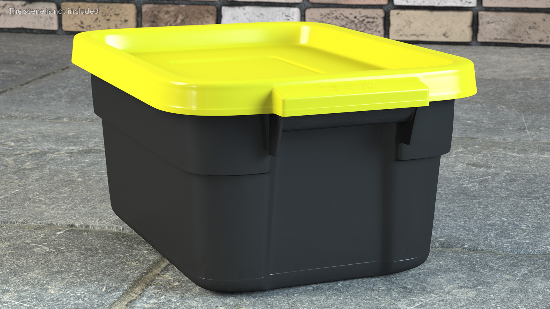 3D model Stackable Storage Tote with Lid 3 Gallon