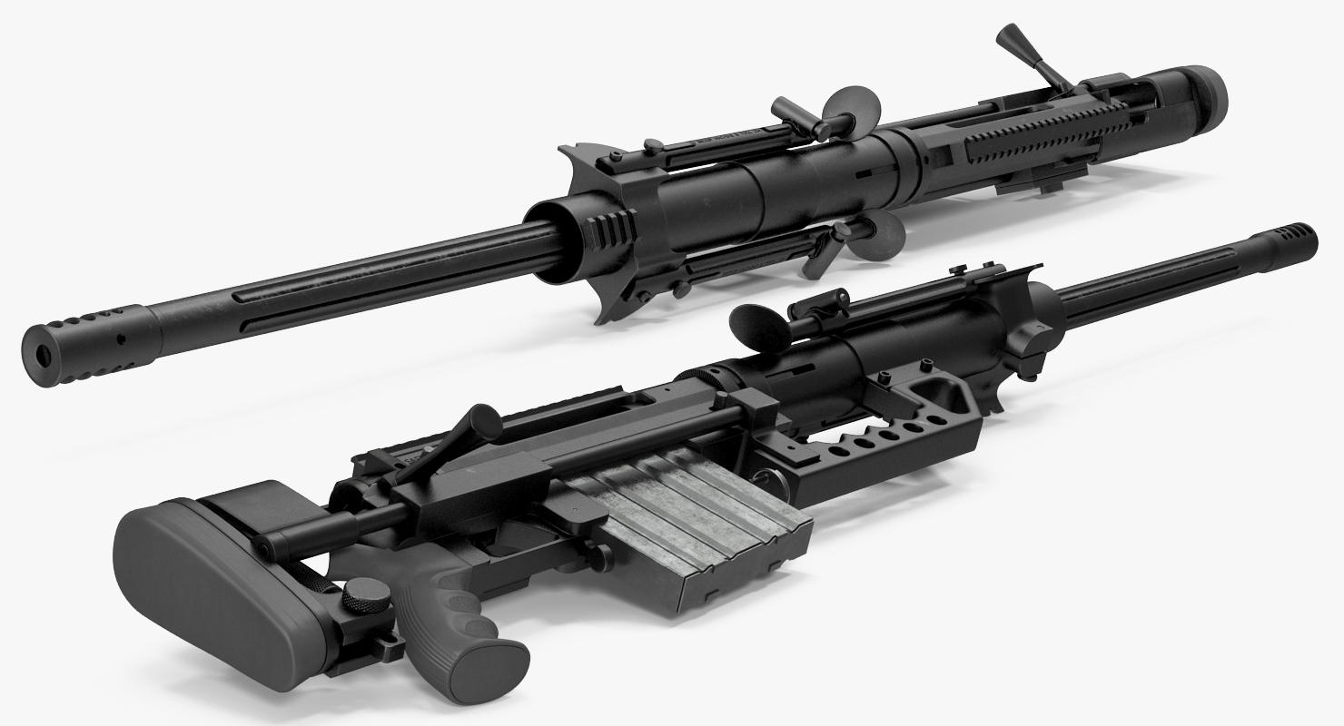 3D Rifle CheyTac Intervention M200