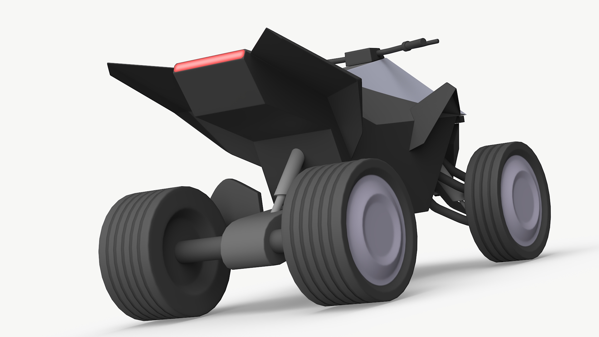 Stylized Tesla Cyberquad 3D model