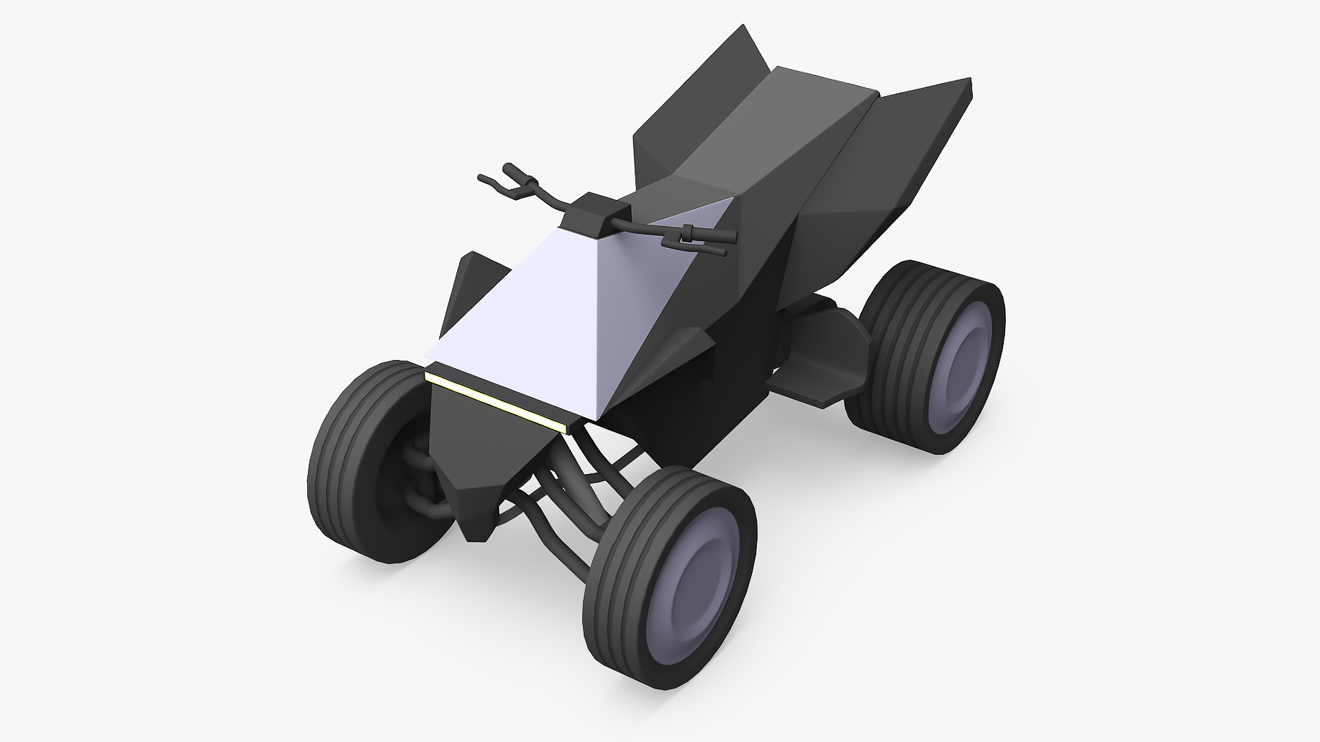 Stylized Tesla Cyberquad 3D model