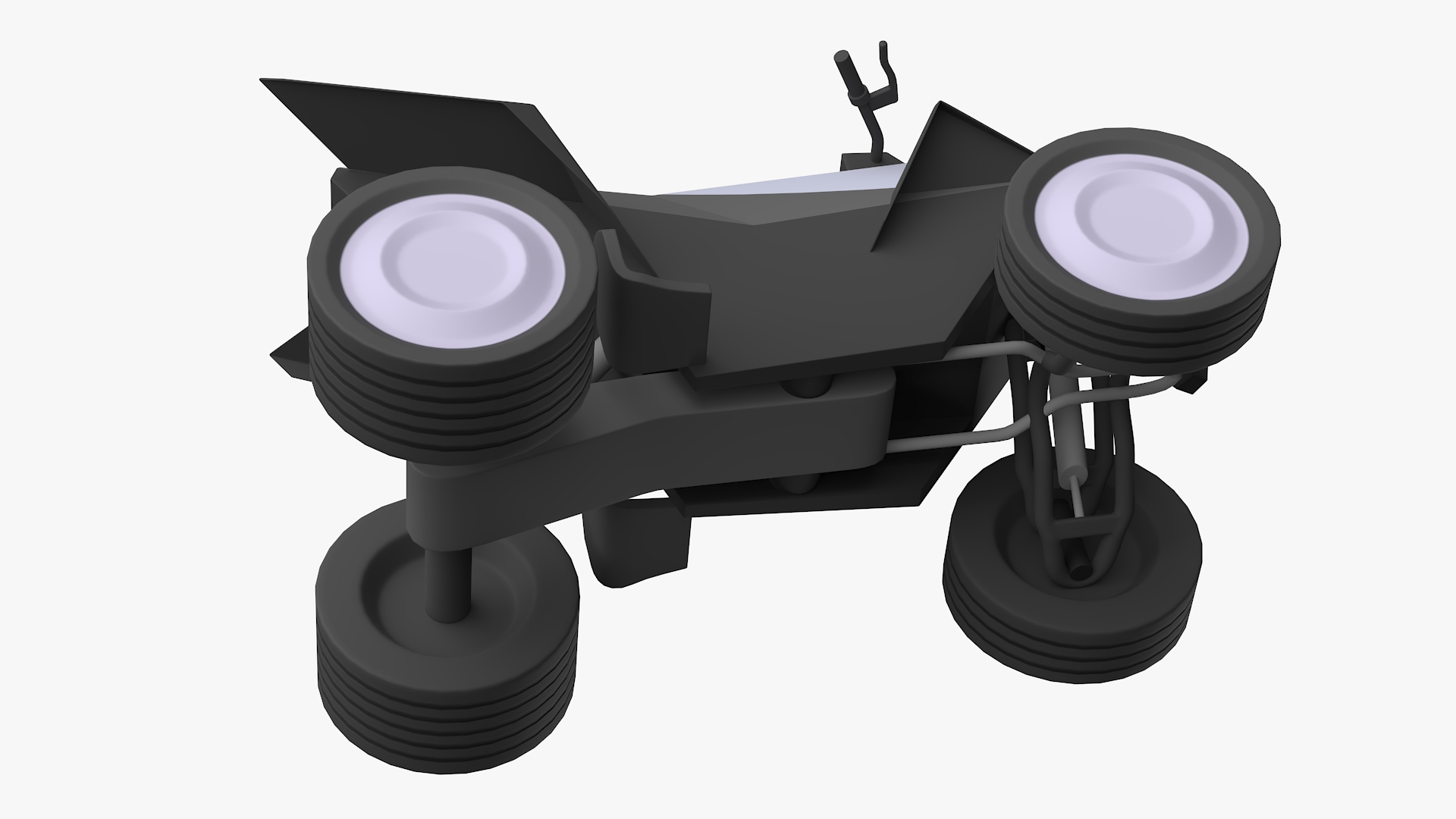 Stylized Tesla Cyberquad 3D model