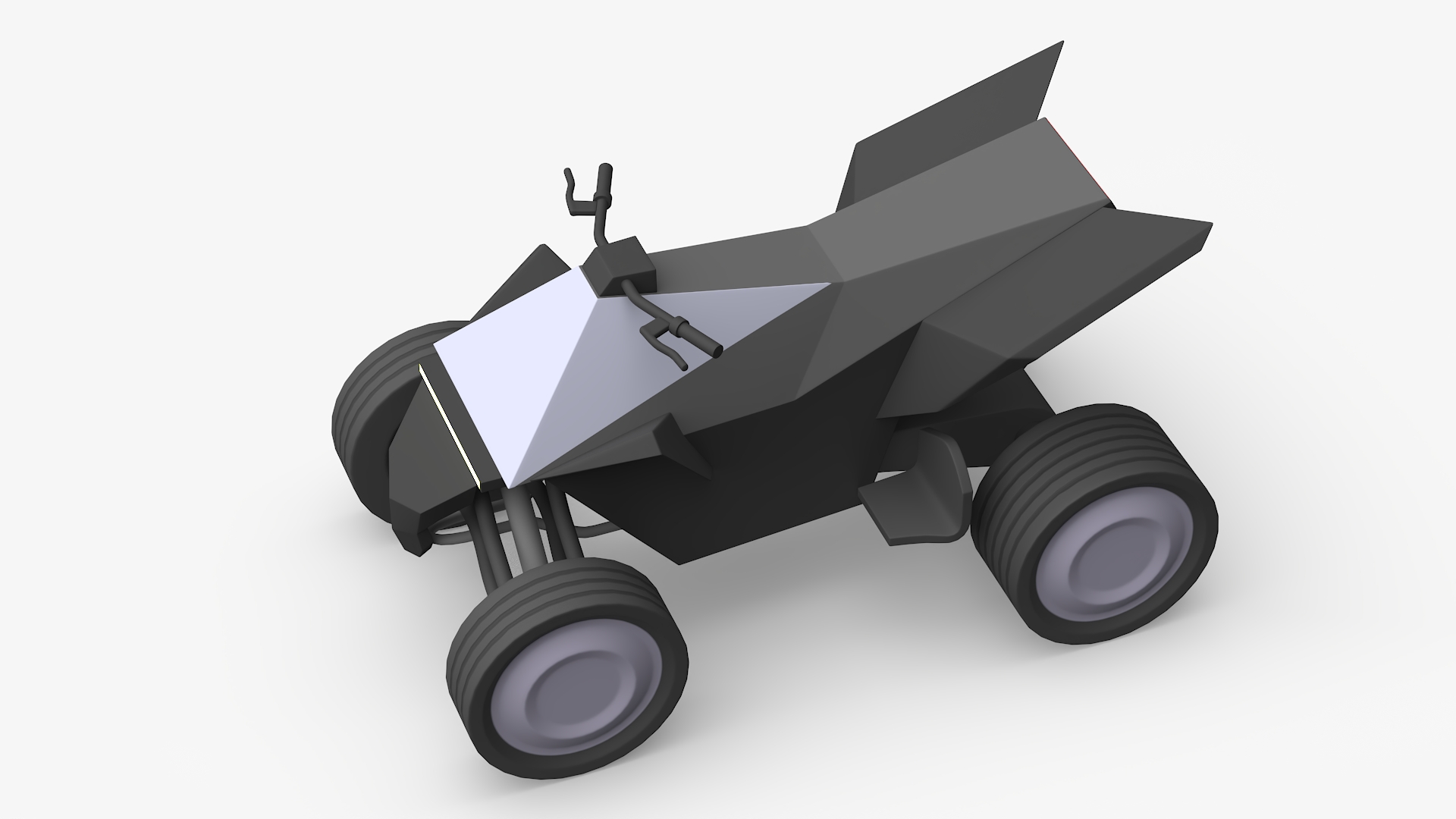 Stylized Tesla Cyberquad 3D model