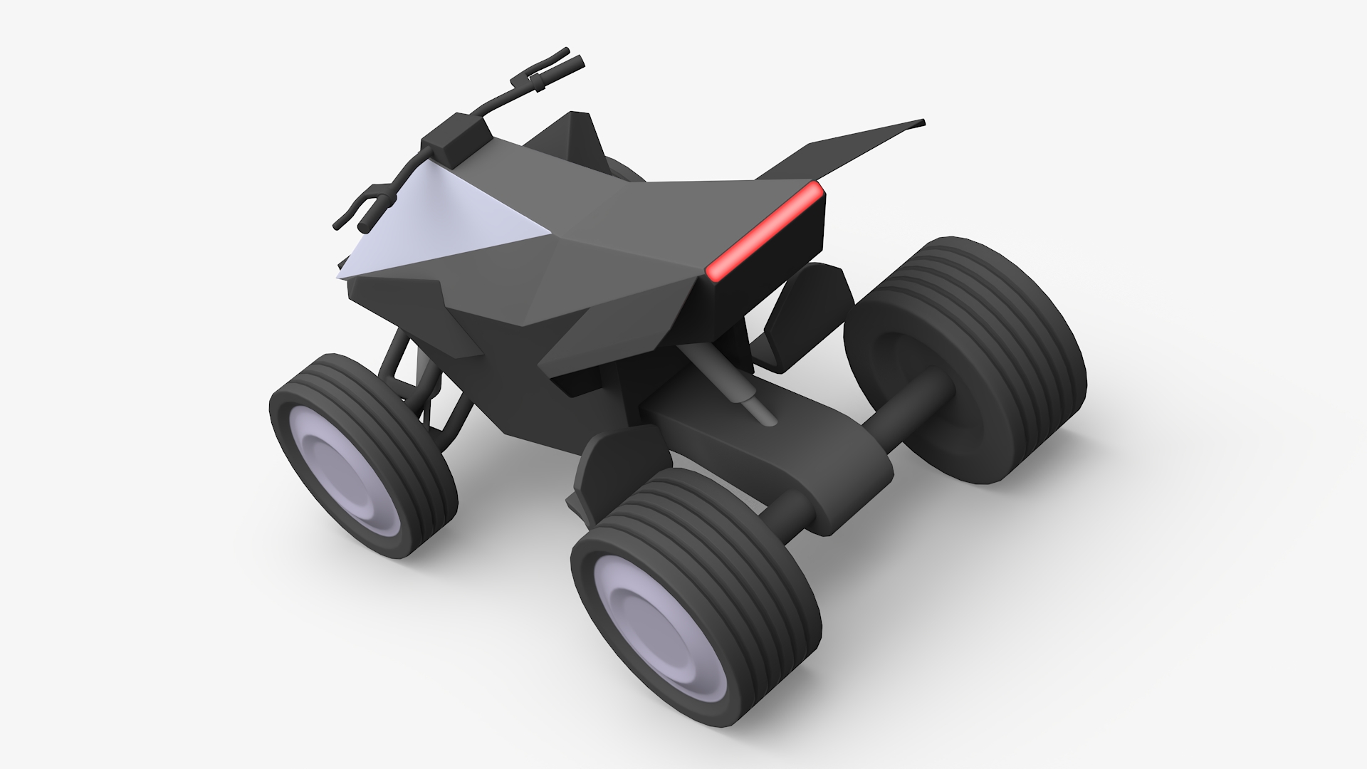 Stylized Tesla Cyberquad 3D model