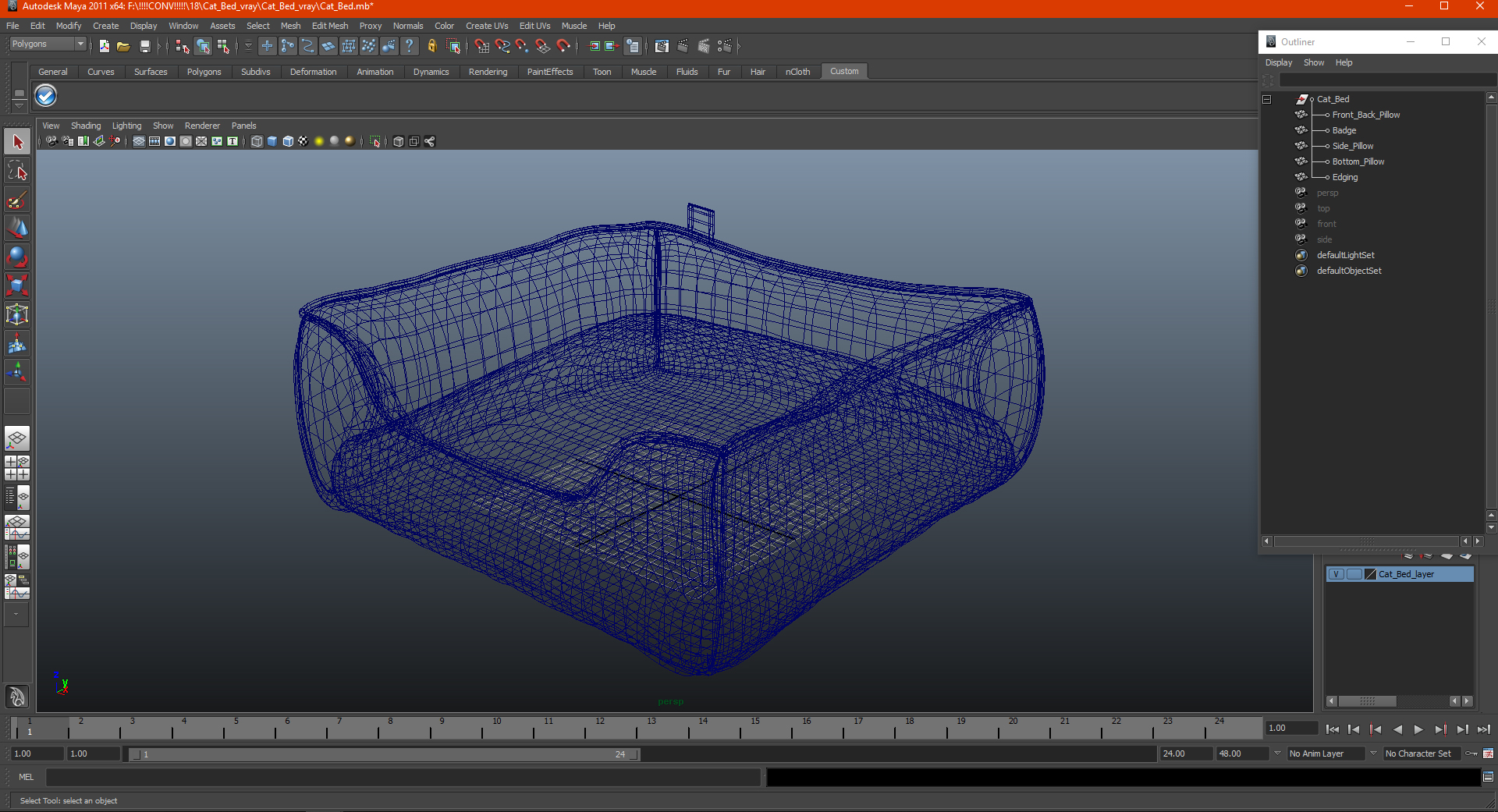 Cat Bed 3D model