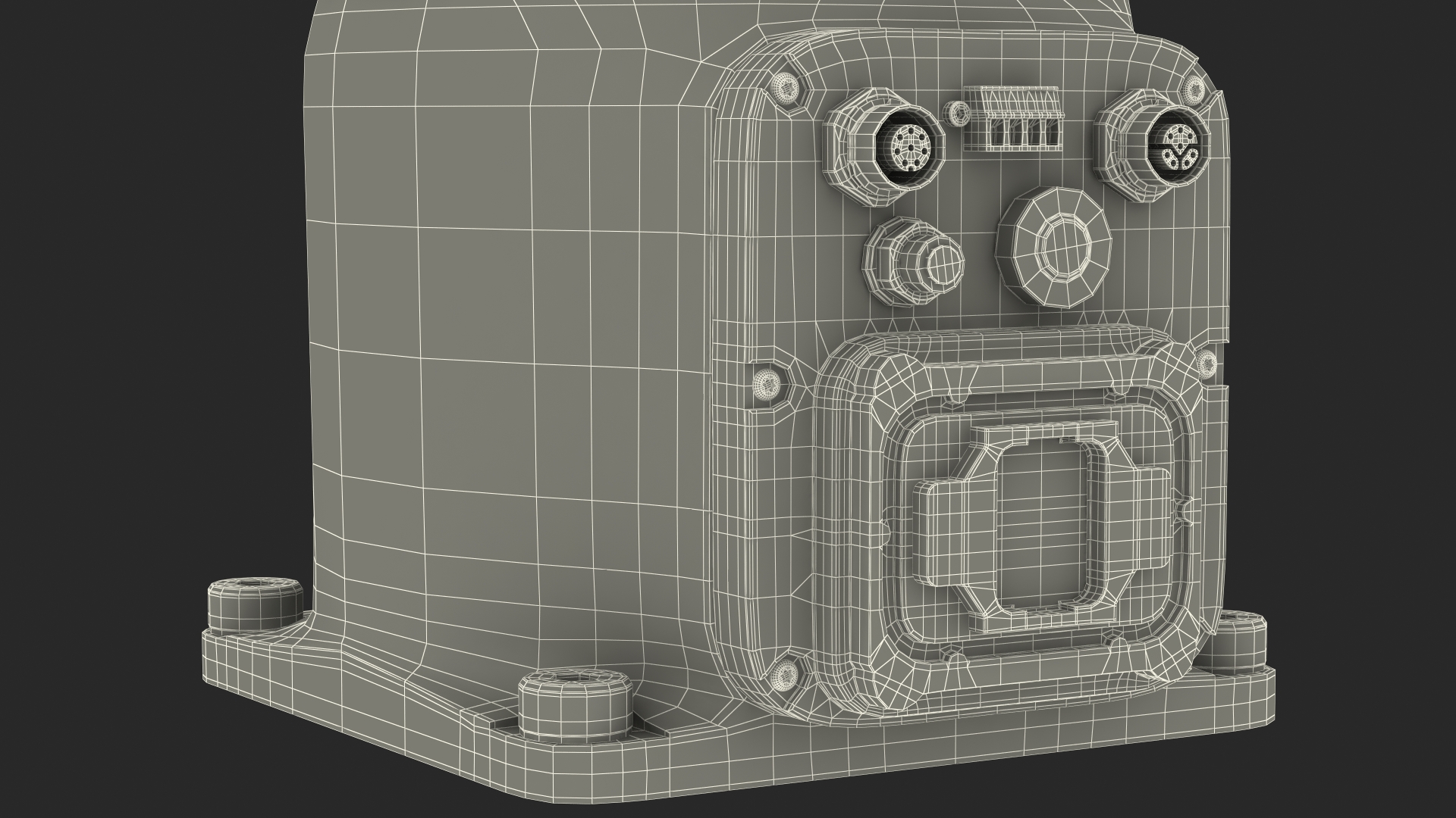 Compact Collaborative Robot Rigged 3D model