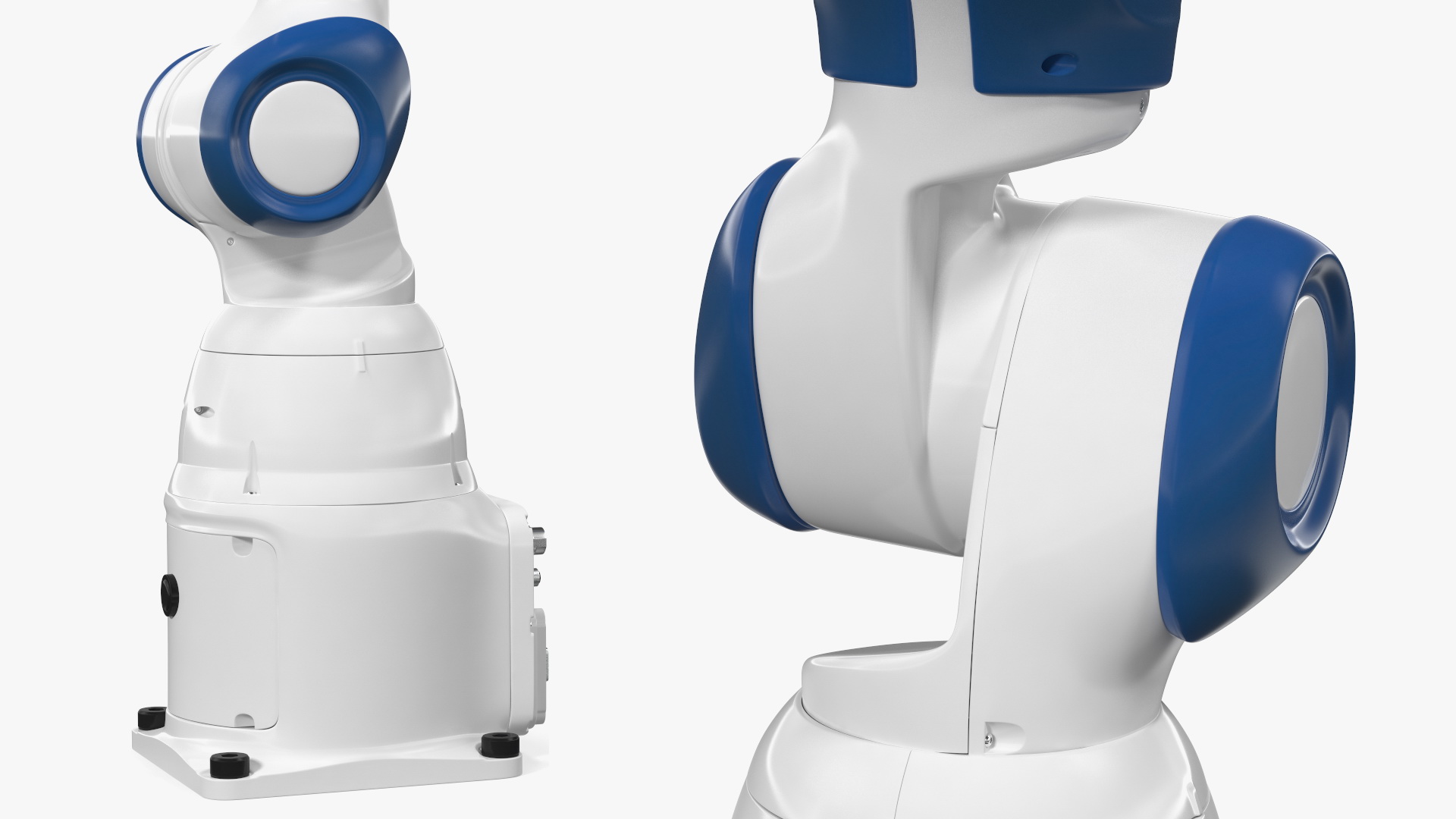 Compact Collaborative Robot Rigged 3D model