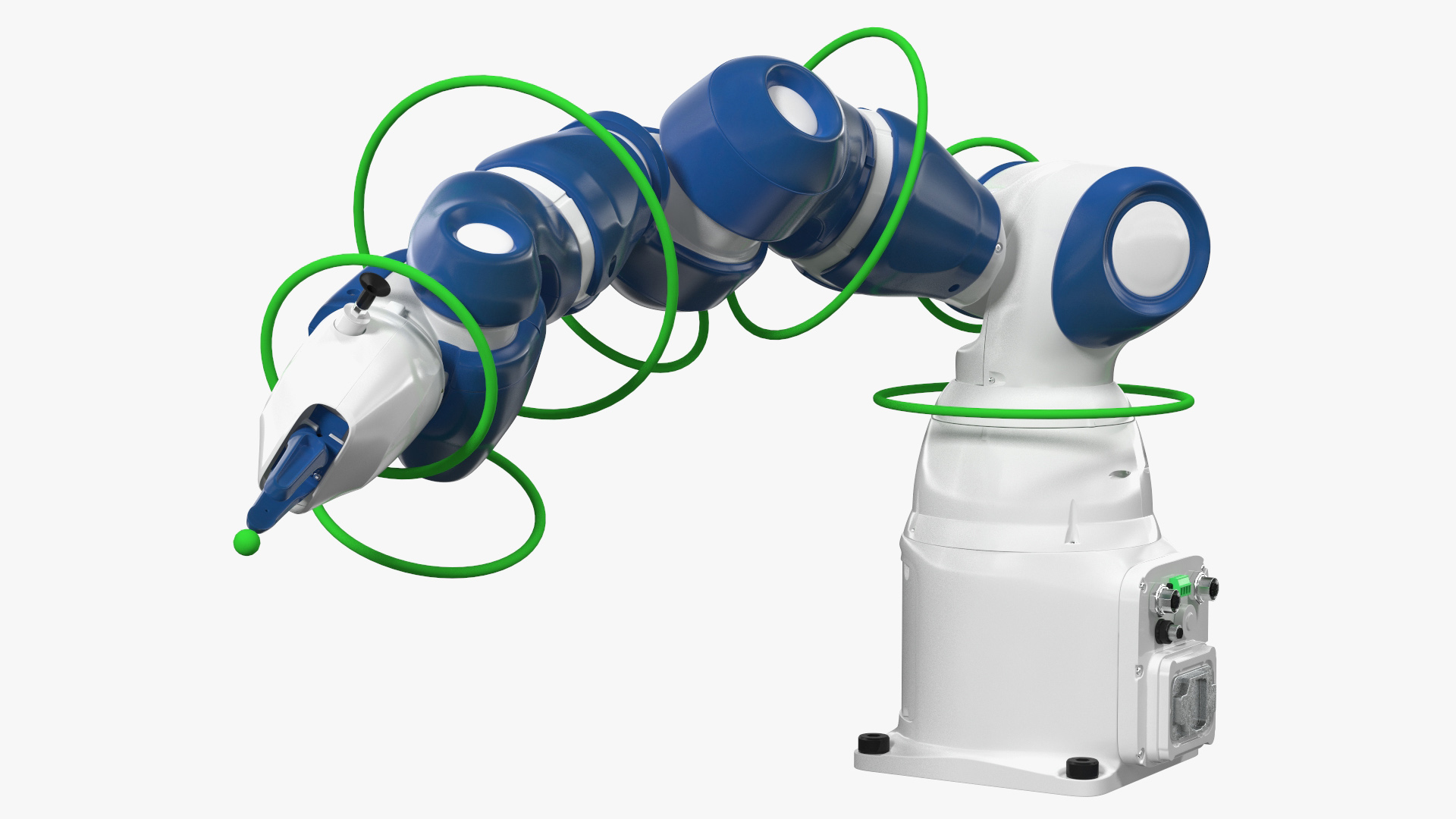 Compact Collaborative Robot Rigged 3D model