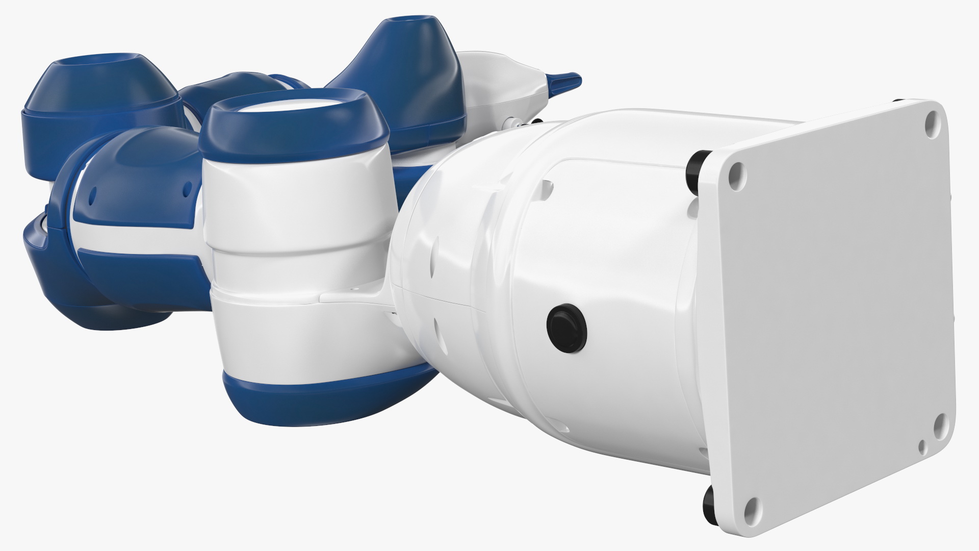 Compact Collaborative Robot Rigged 3D model