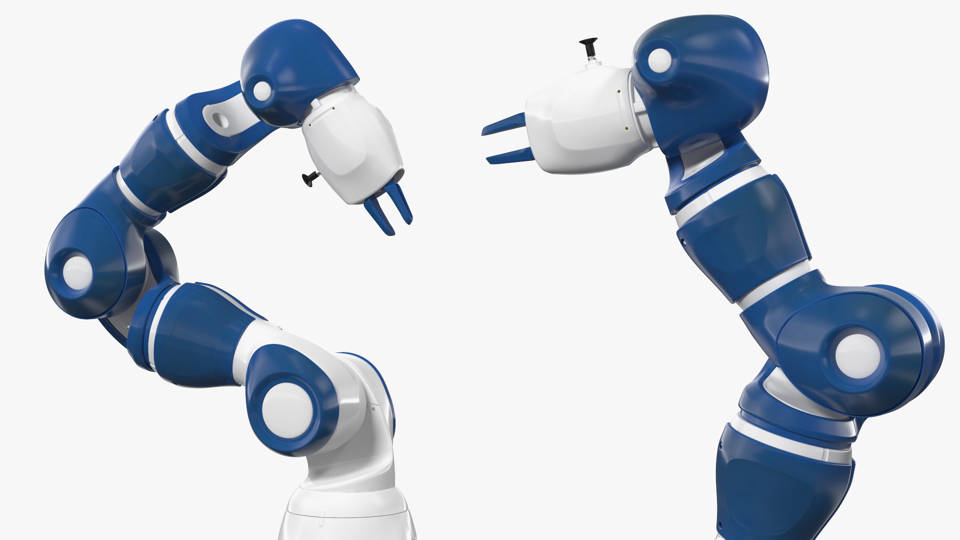 Compact Collaborative Robot Rigged 3D model