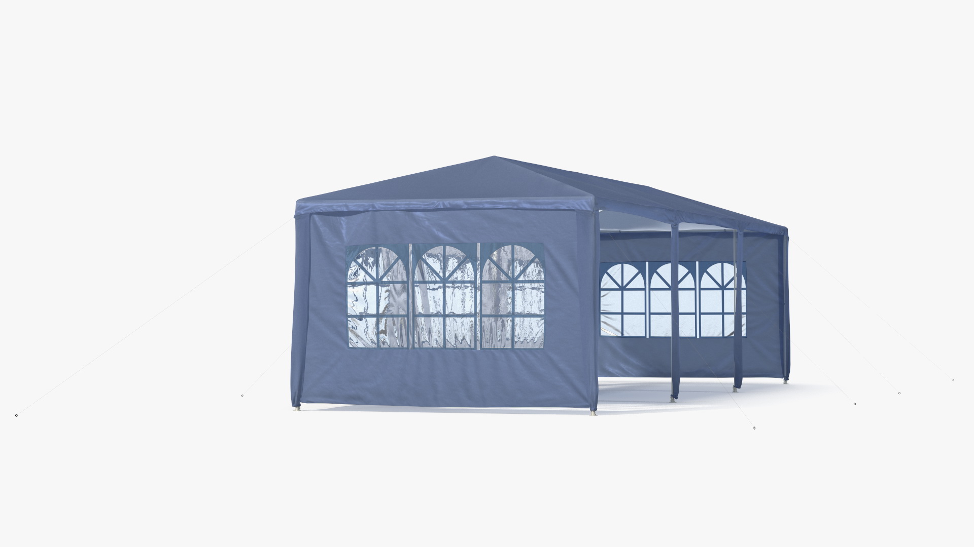 Blue Outsunny Large Tent 3D model