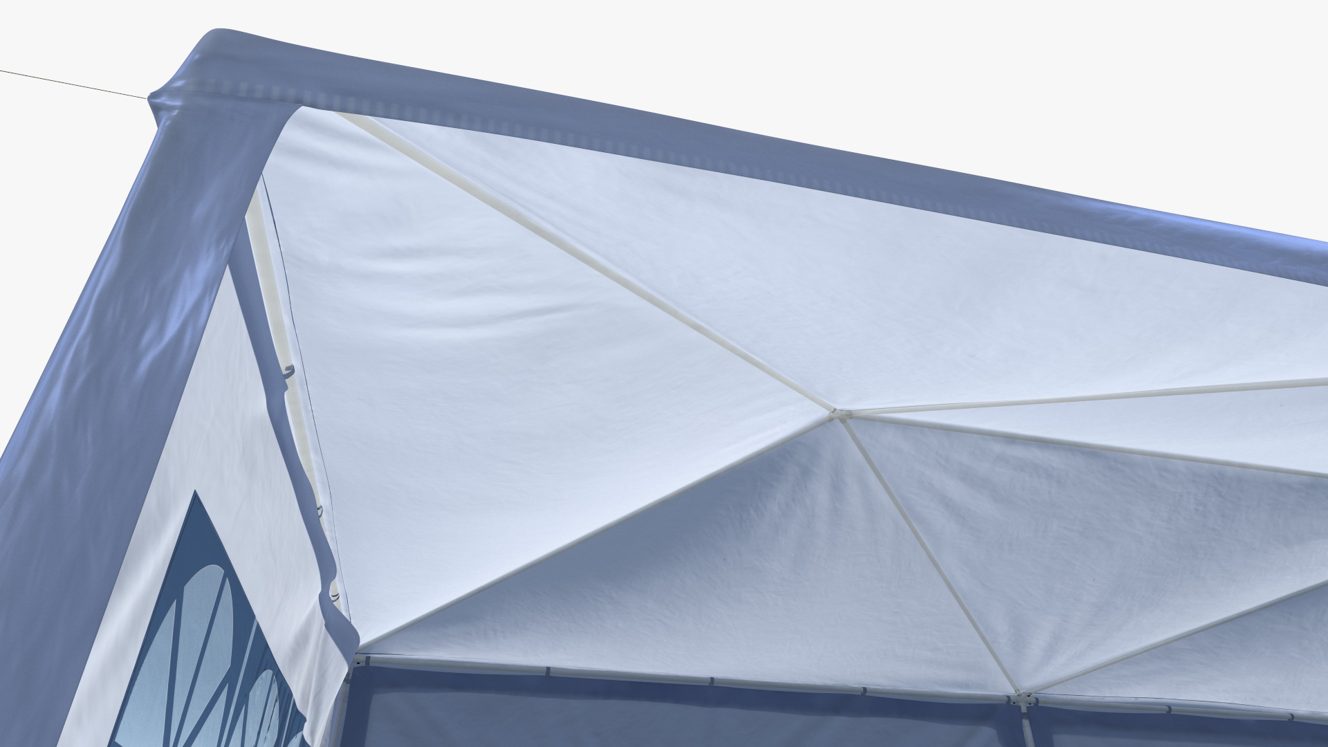 Blue Outsunny Large Tent 3D model