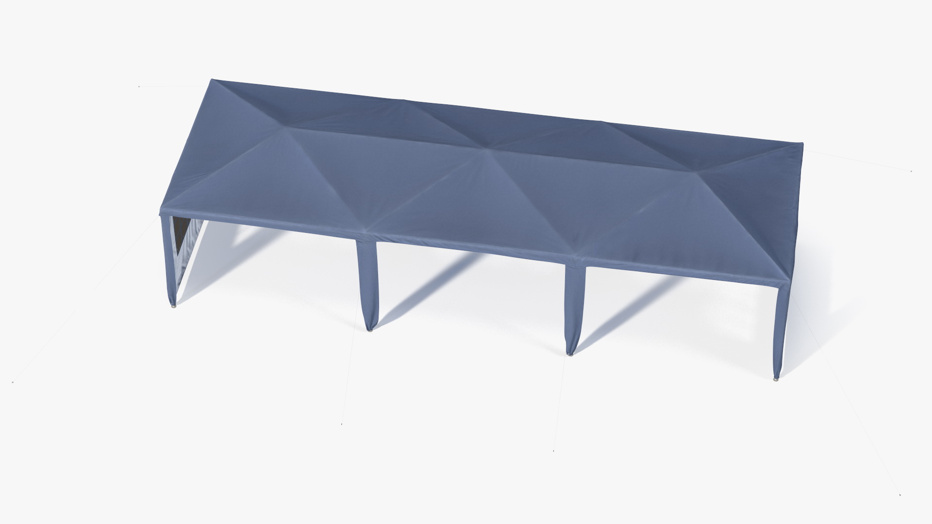 Blue Outsunny Large Tent 3D model