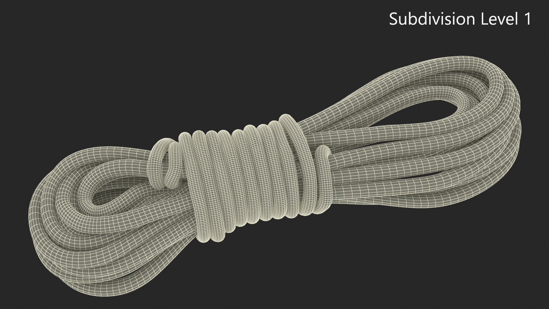 3D Climbing Rope model