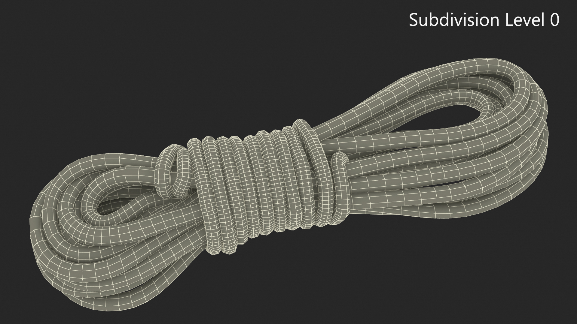 3D Climbing Rope model