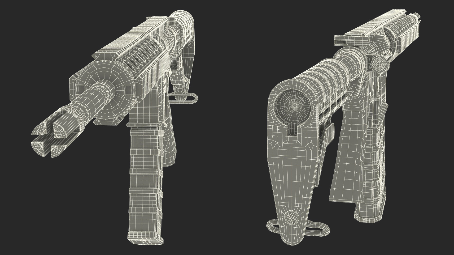 Modern Desert Rifle 3D model