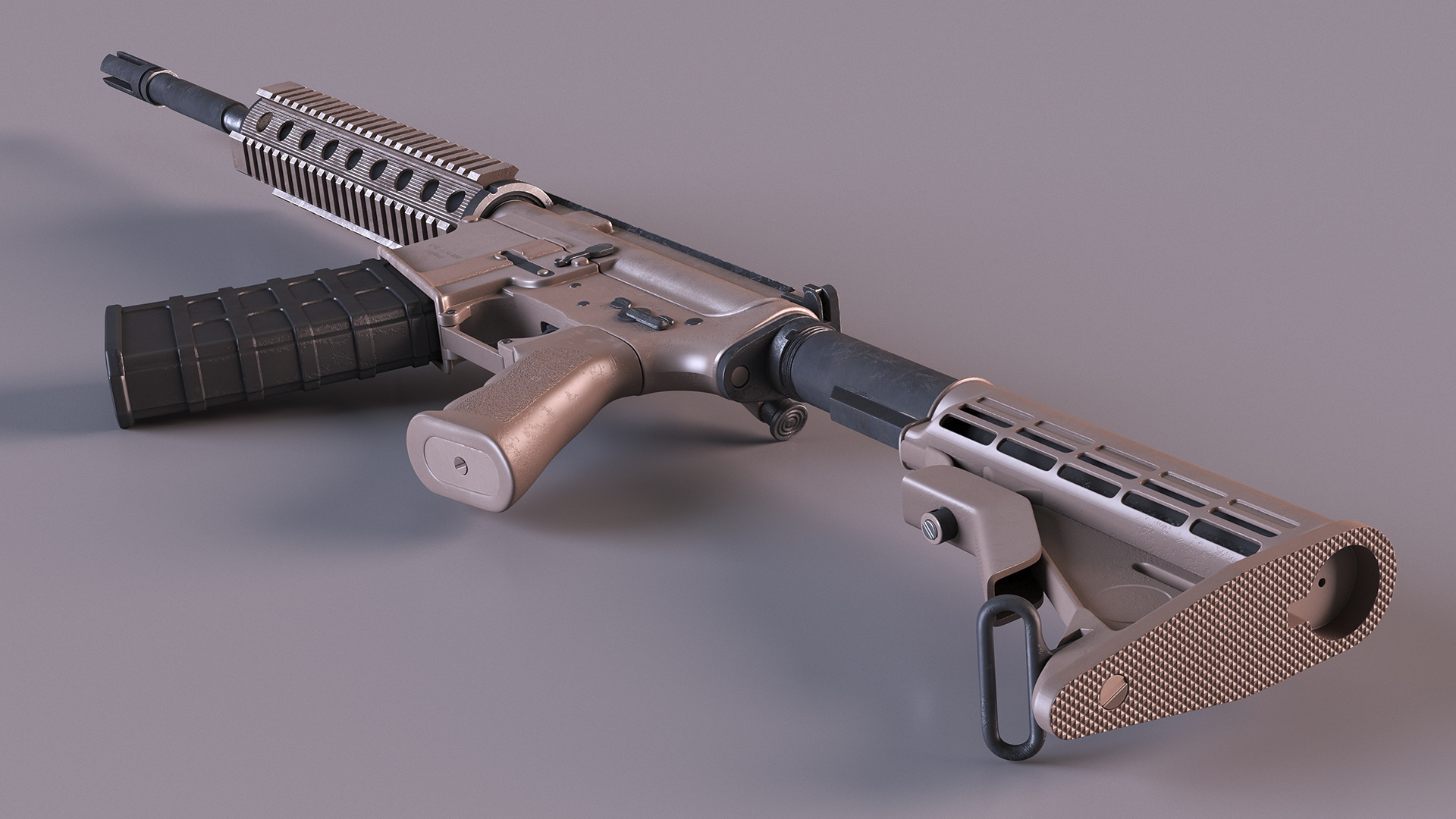 Modern Desert Rifle 3D model