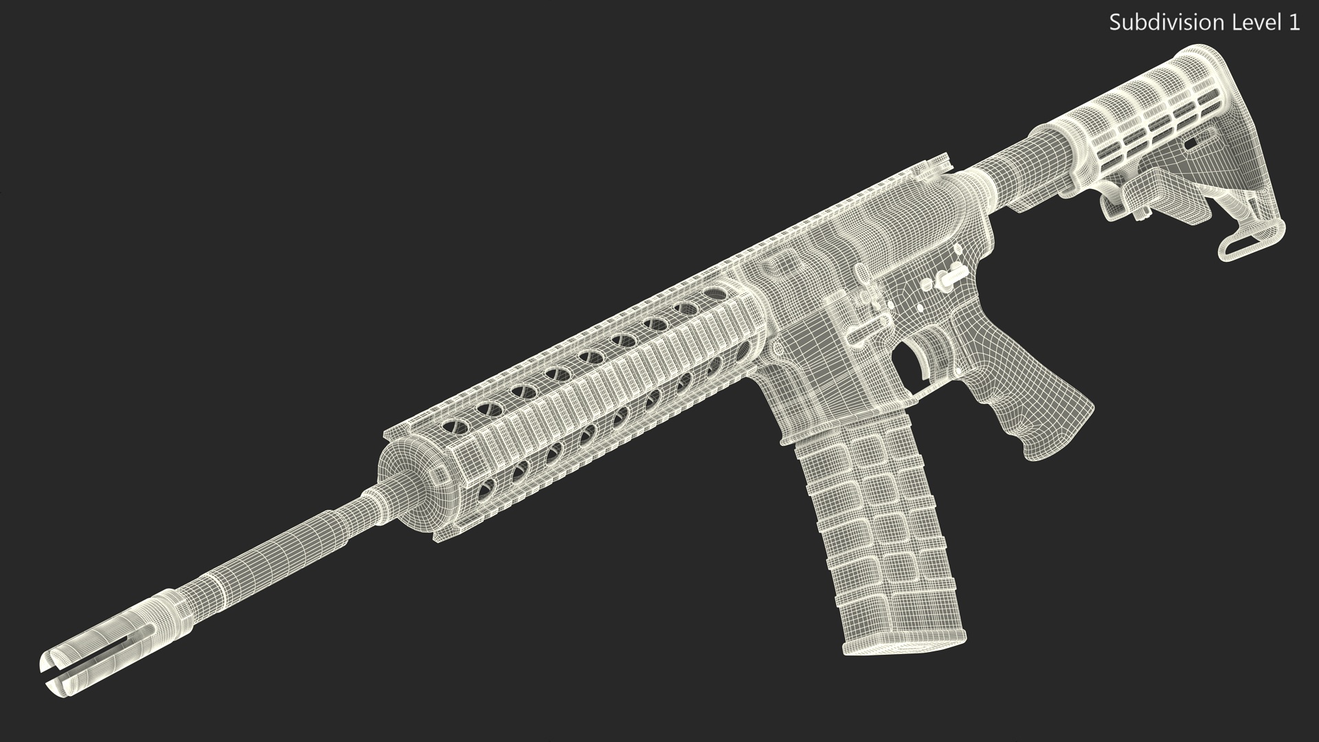 Modern Desert Rifle 3D model