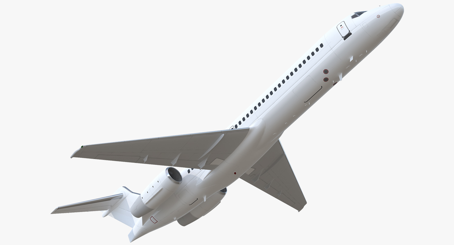 Boeing 717 200 Generic Rigged 3D model