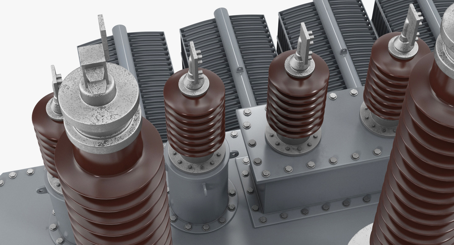 Overload Distribution Power Transformer 3D model