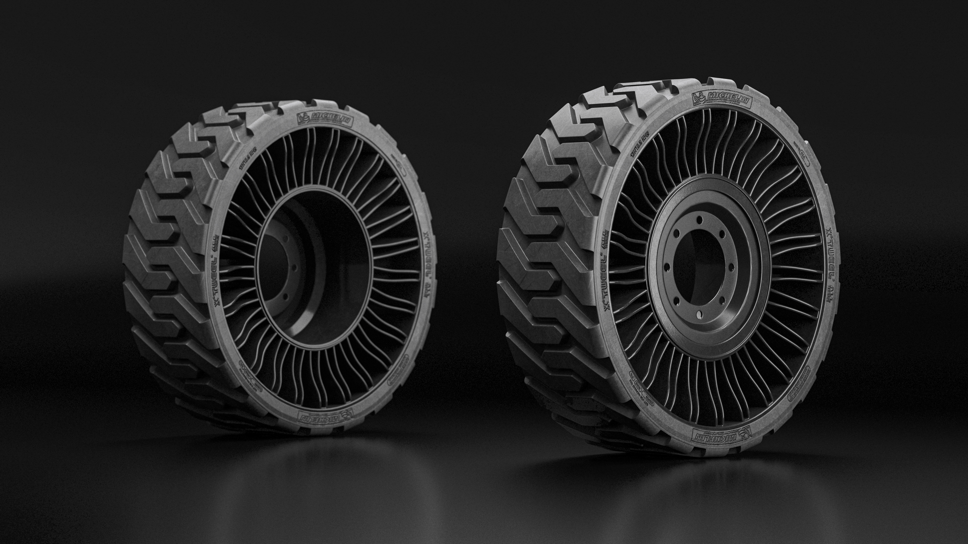 3D Airless Tire Michelin All Terrain model