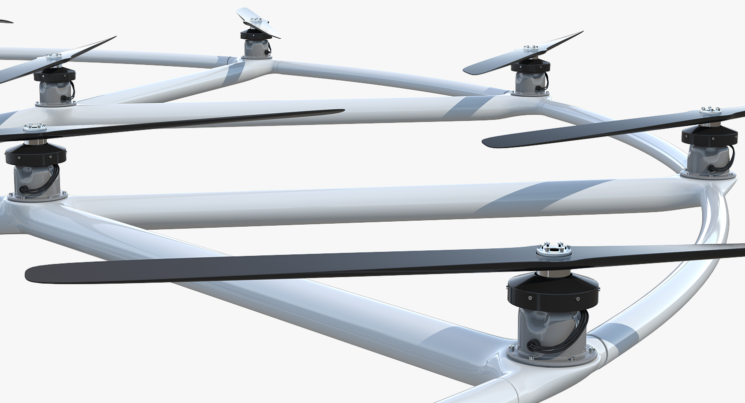 3D model Volocopter 2X Rigged