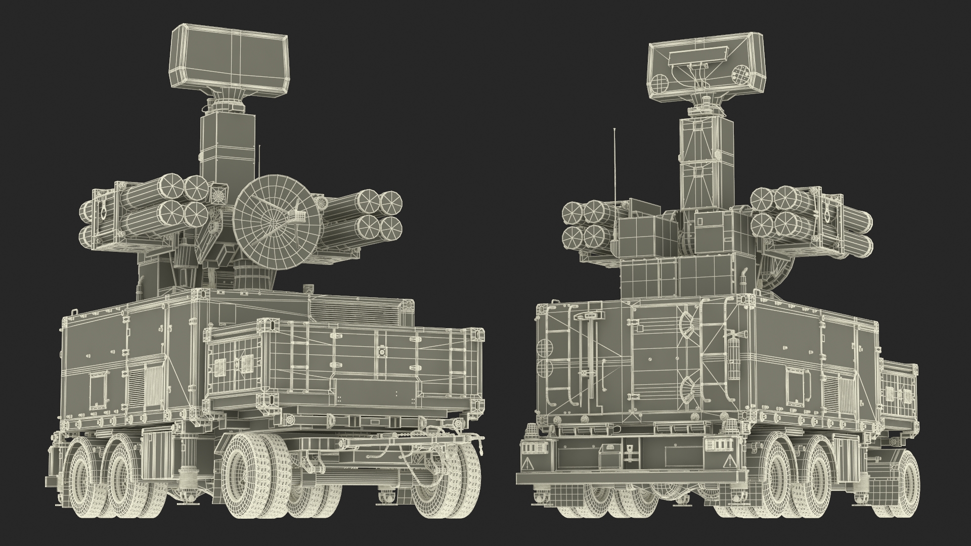 Crotale NG Air Defense Missile System 3D