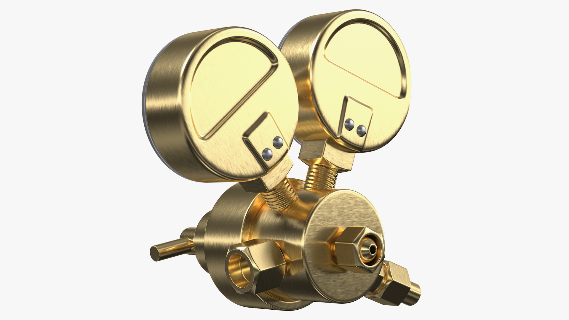 Dual Gauge Acetylene Regulator for Welding 3D