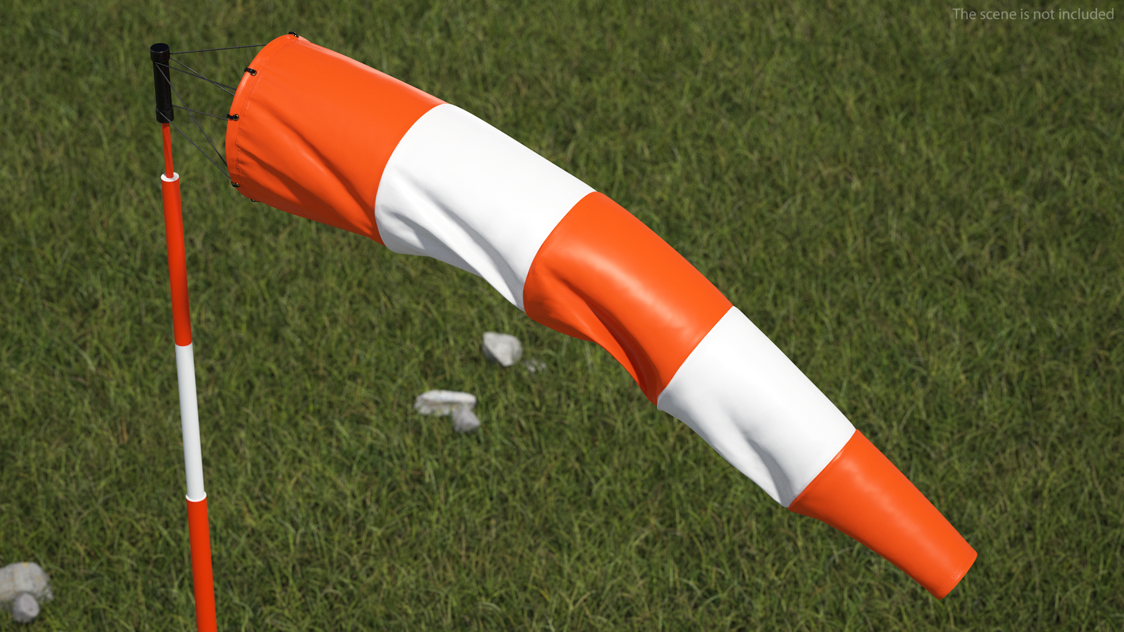 3D Wind Cone 9 Knots Wind Speed model