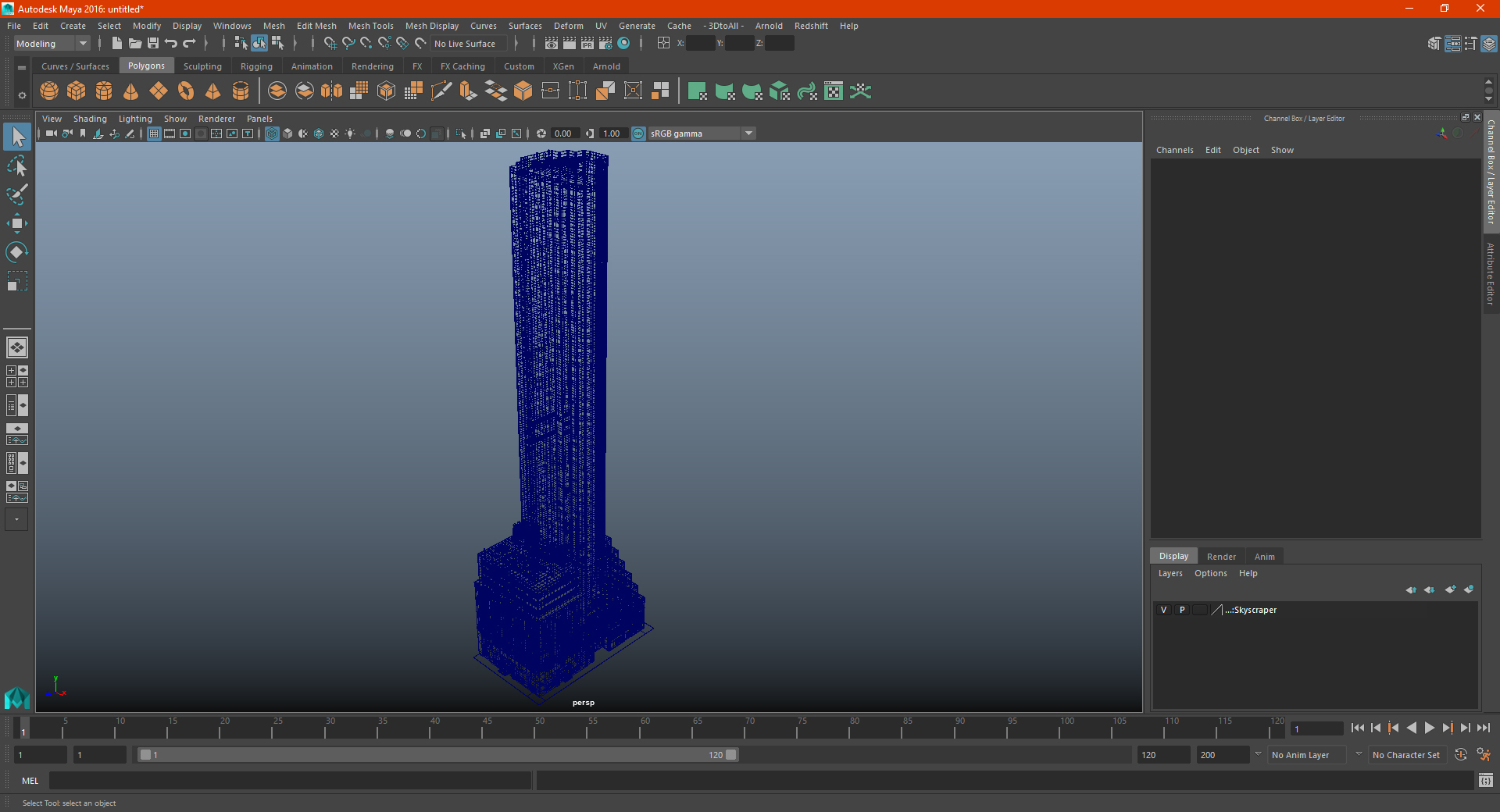 3D model Skyscraper