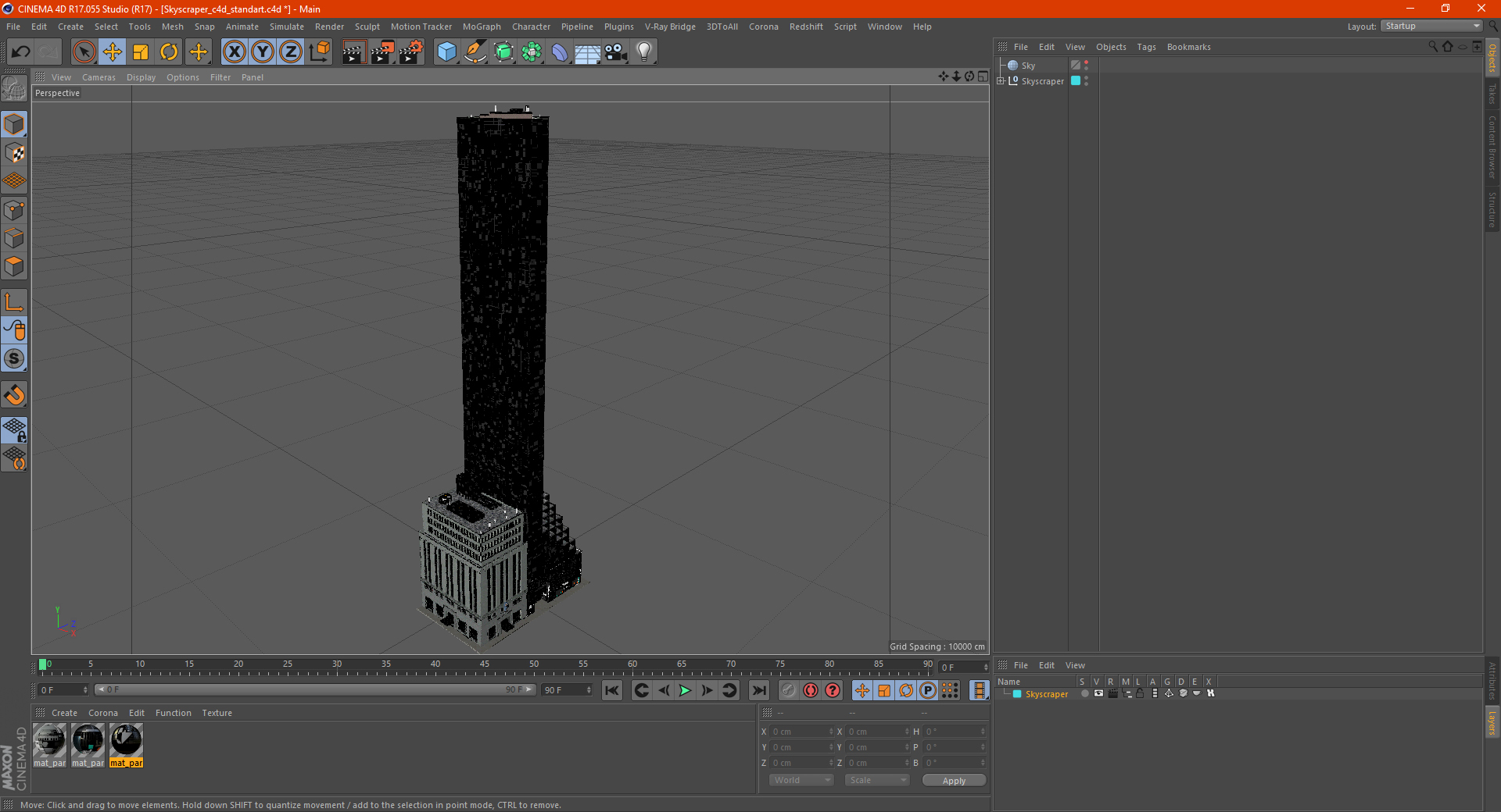 3D model Skyscraper