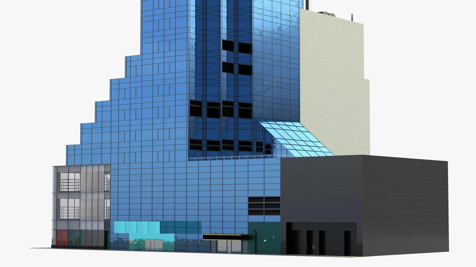 3D model Skyscraper